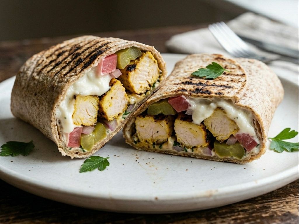 Shish Tawook Wrap.