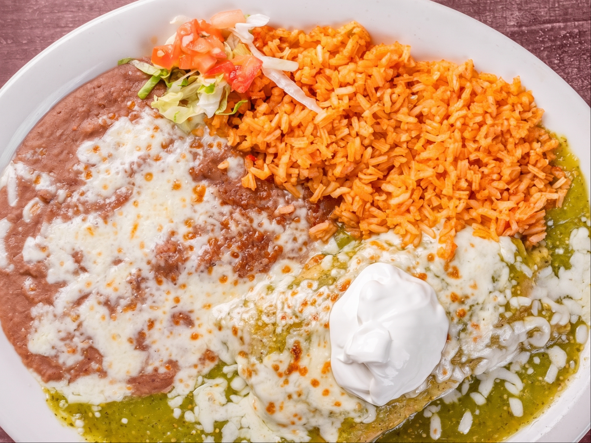Enchiladas Suizas Dinner