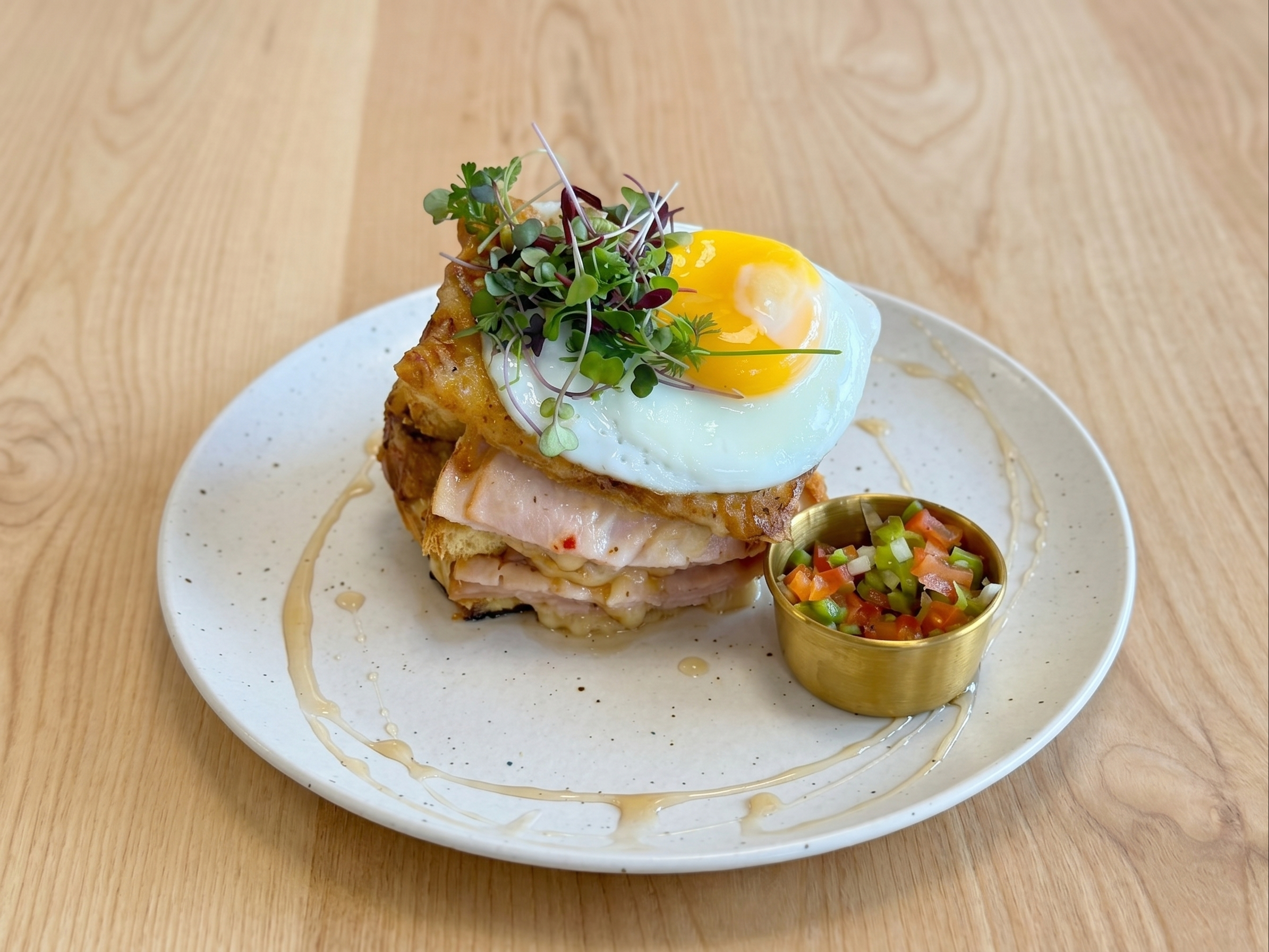 Croque Madame Mex.