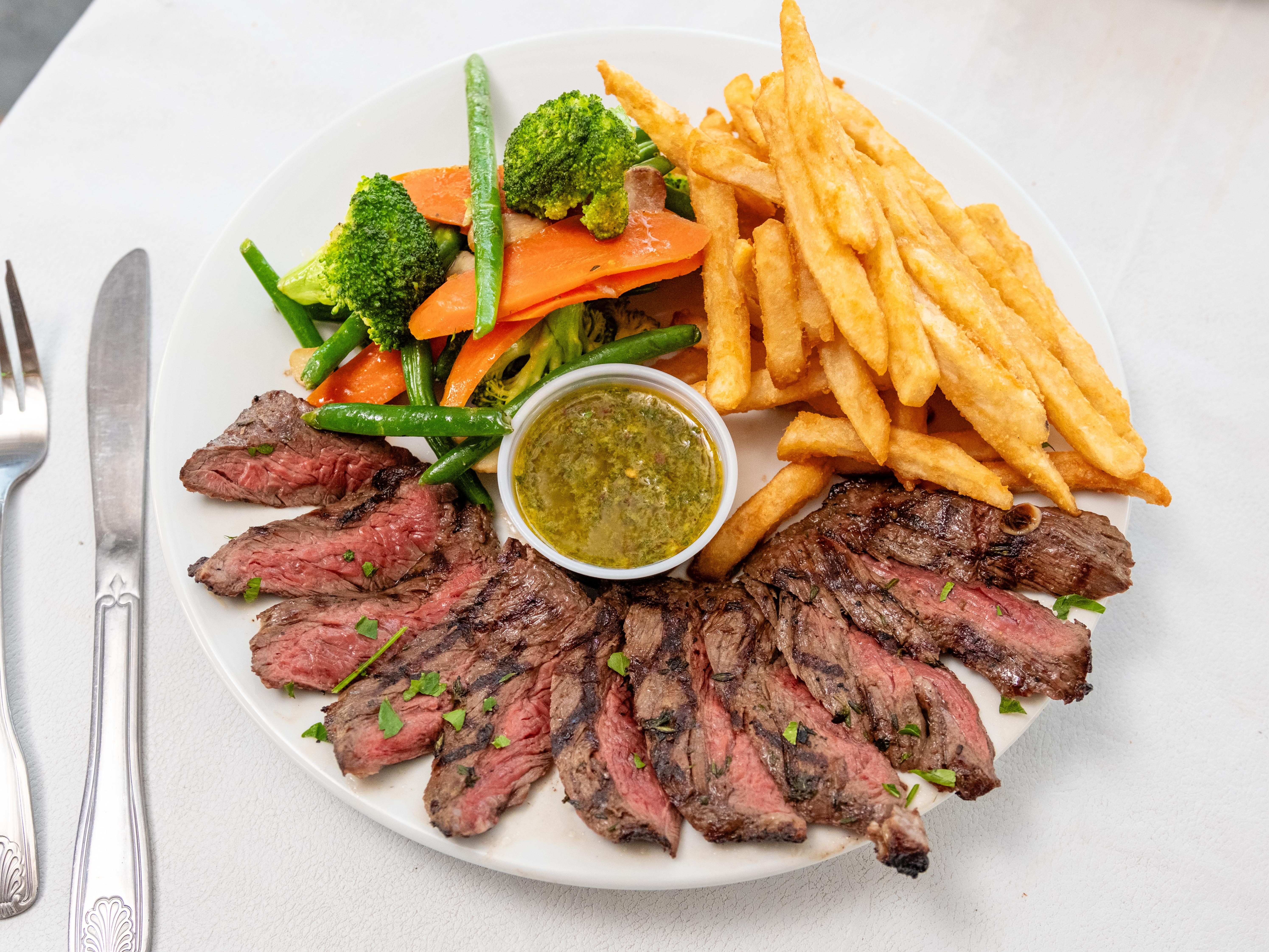 Grilled Skirt Steak.