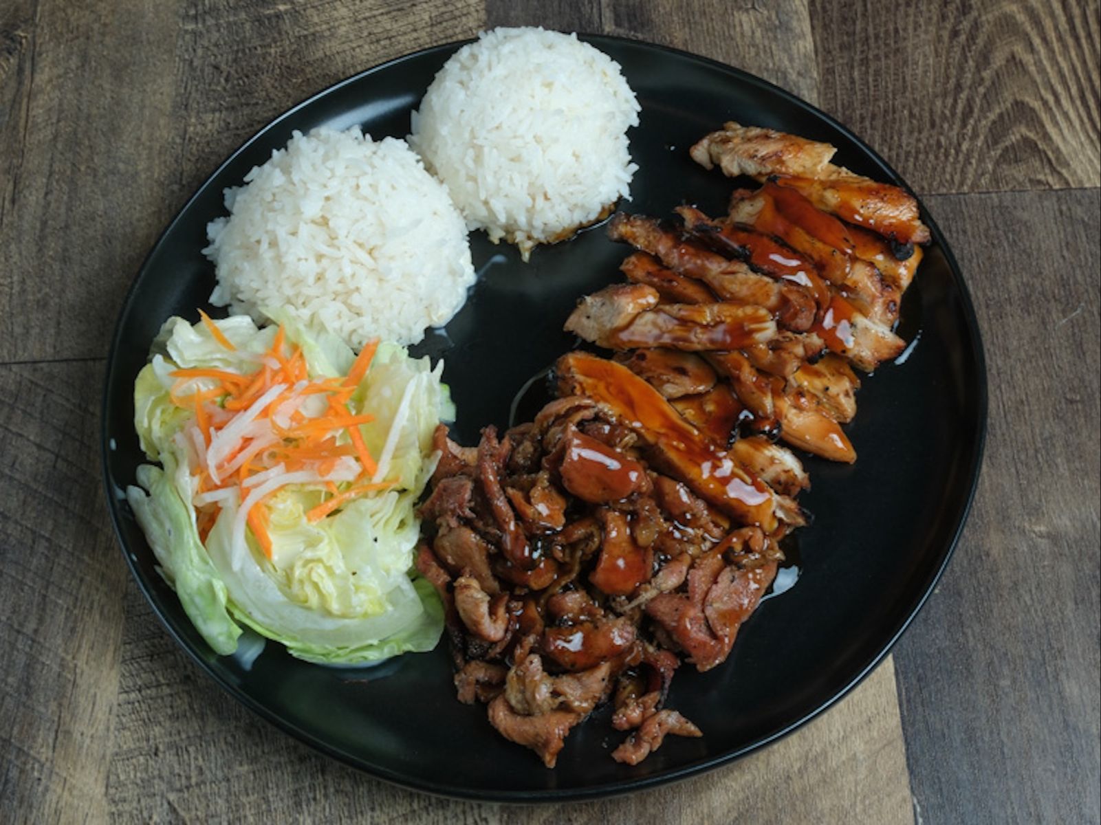 T6- Teriyaki Chicken & Pork