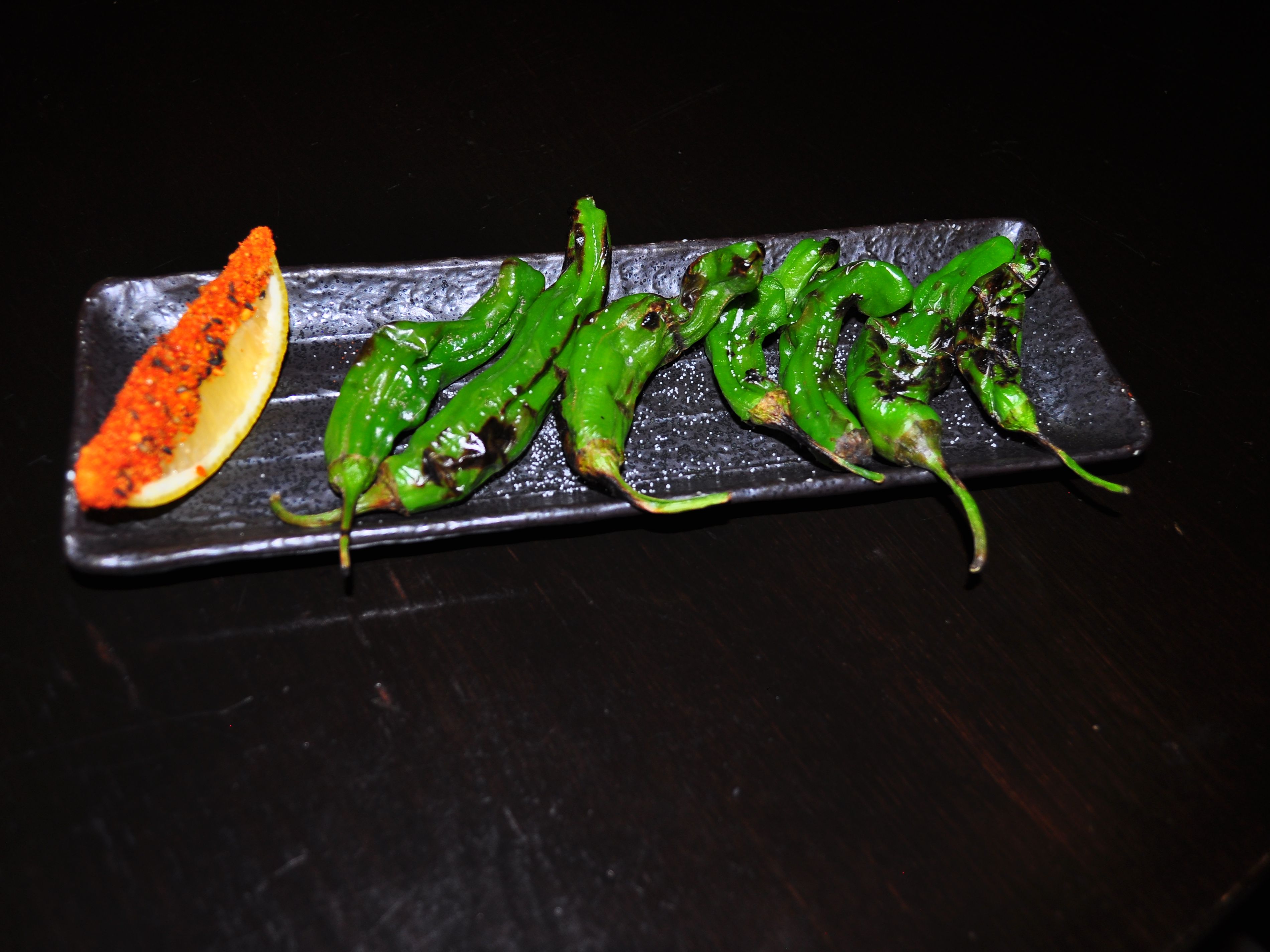 Grilled Shishito Pepper.