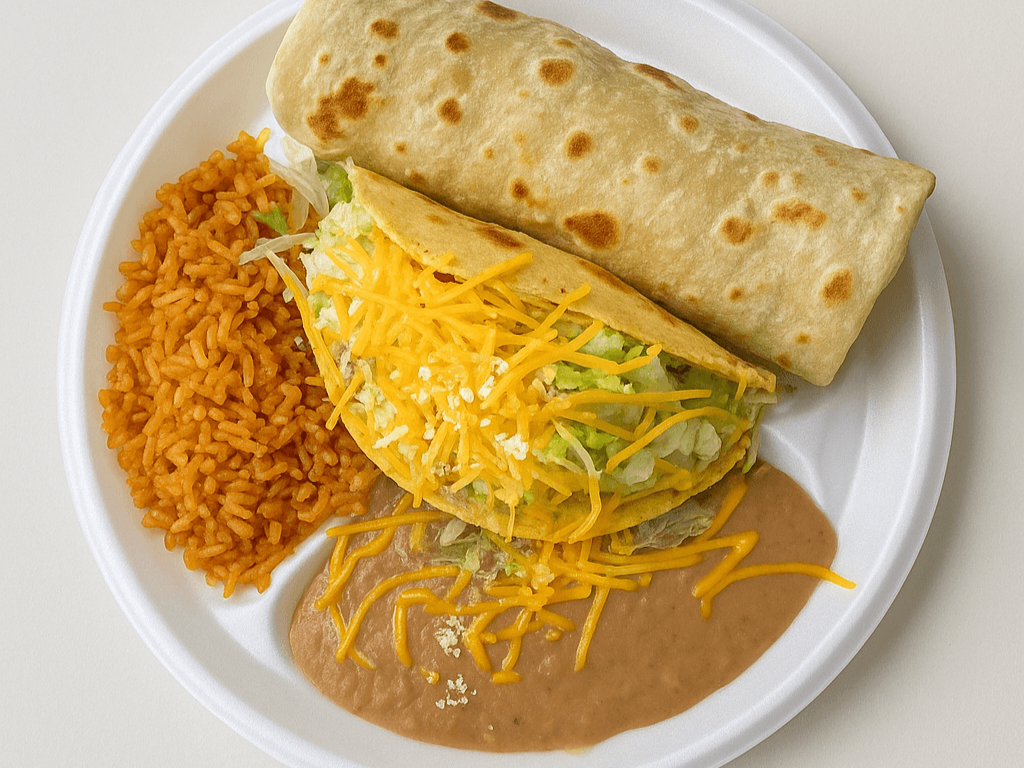 Classic Chicken, Beans Burrito