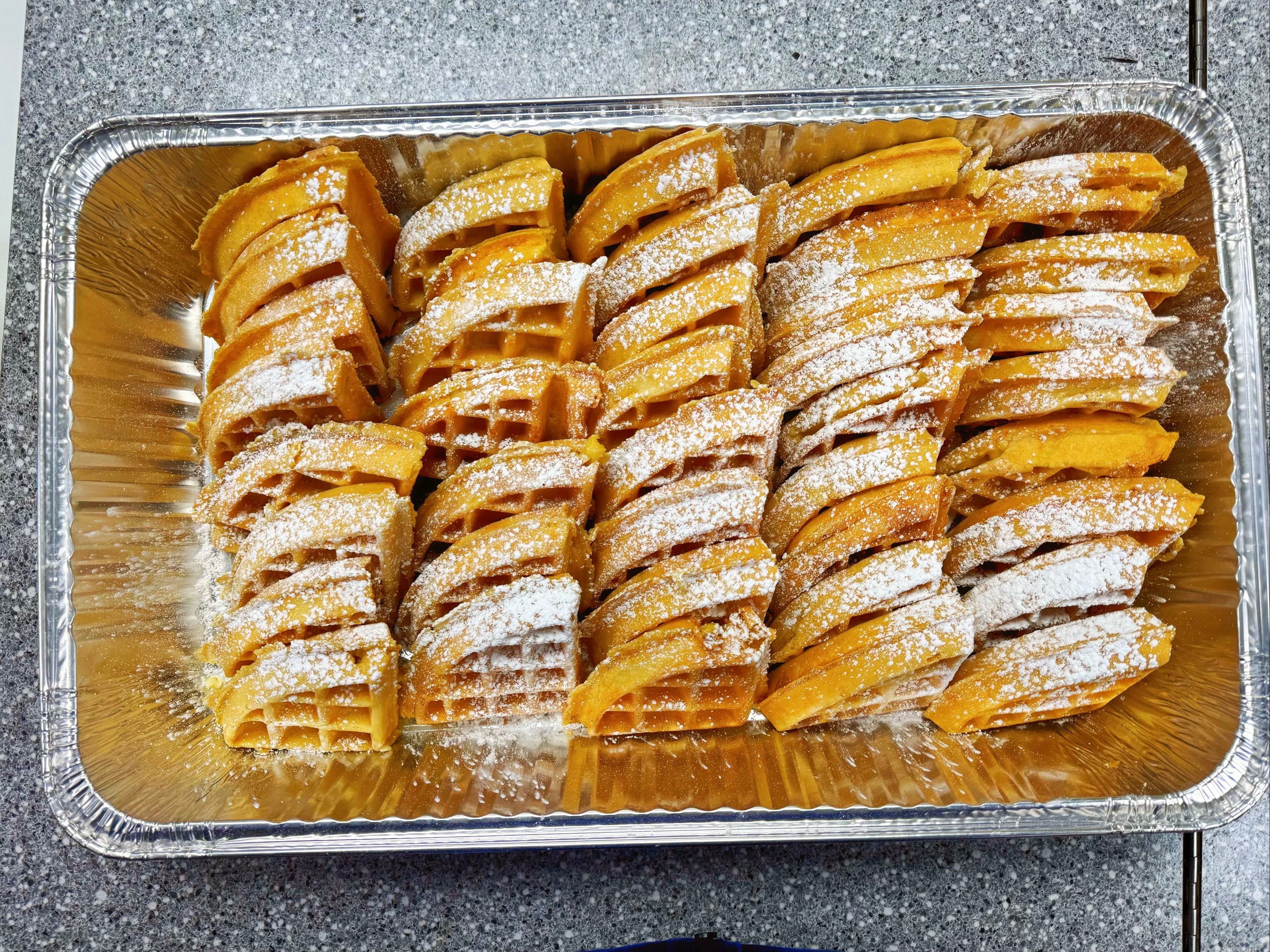 Large Full Tray Belgian Waffles Only