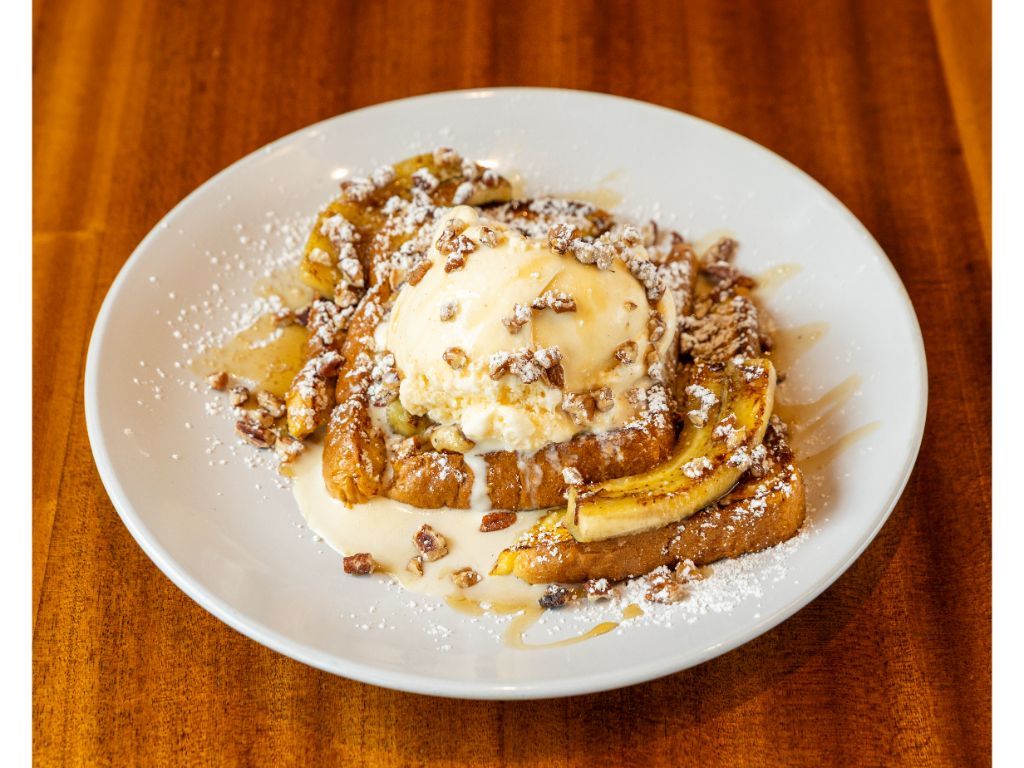 Banana Fosters French Toast.