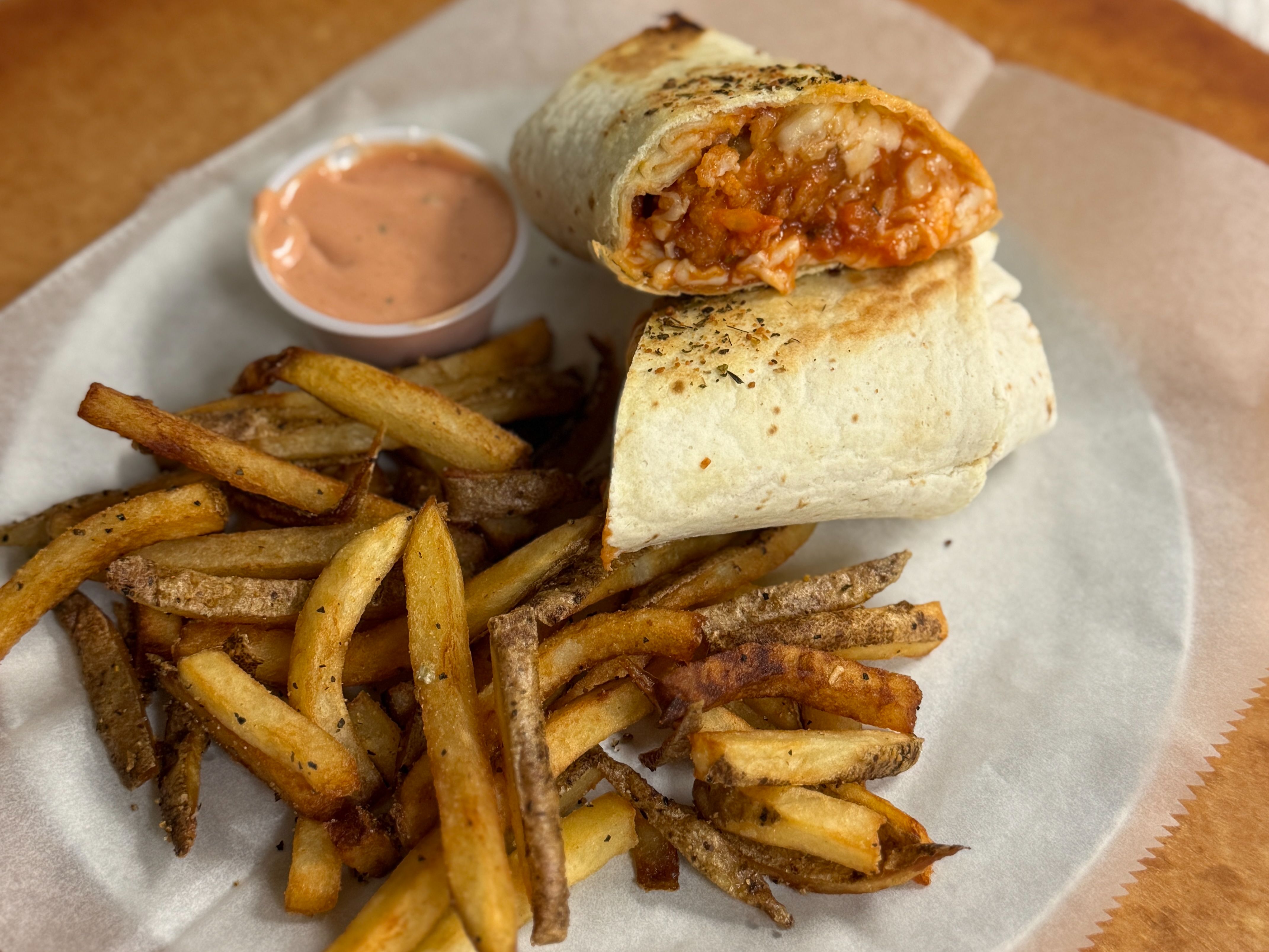 Chicken Parmesan Wrap