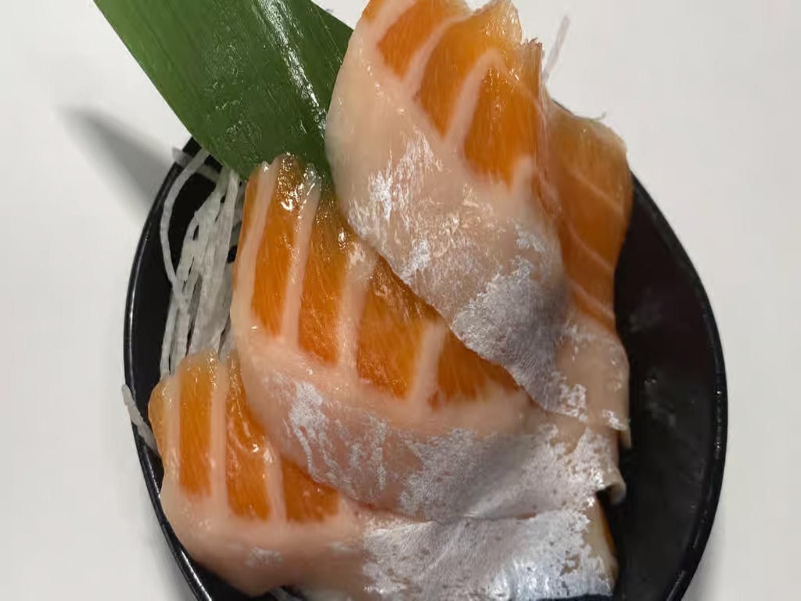Fatty Salmon Sashimi.