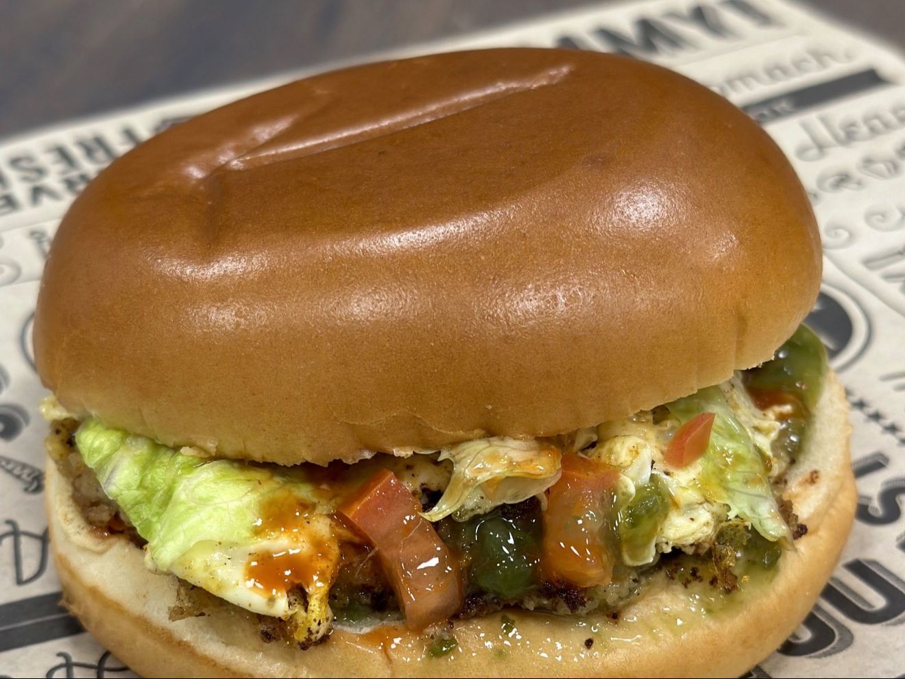 Bun Kabab (Anday Wala Burger).