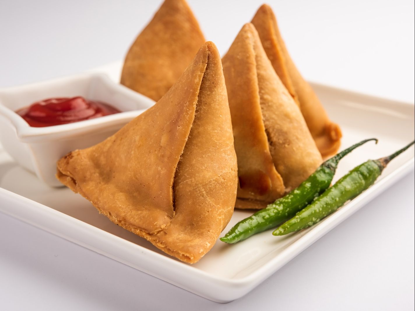 Meat Samosa.