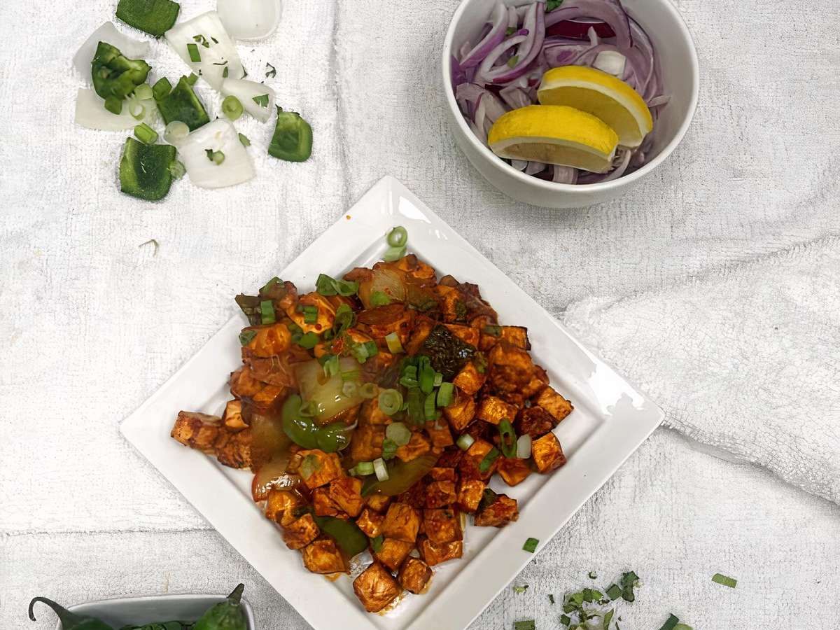 Chilli Paneer.