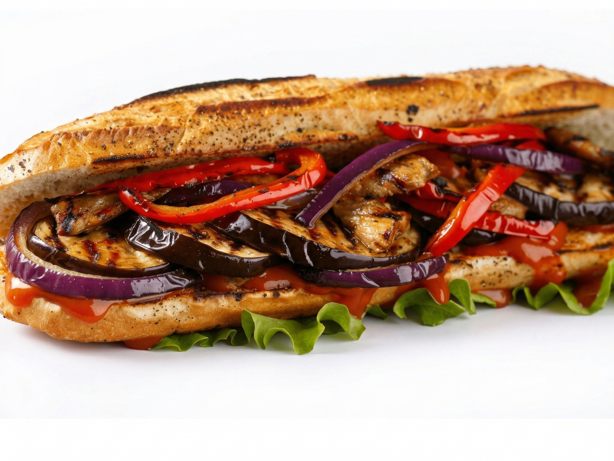 Eggplant Parm Sub.