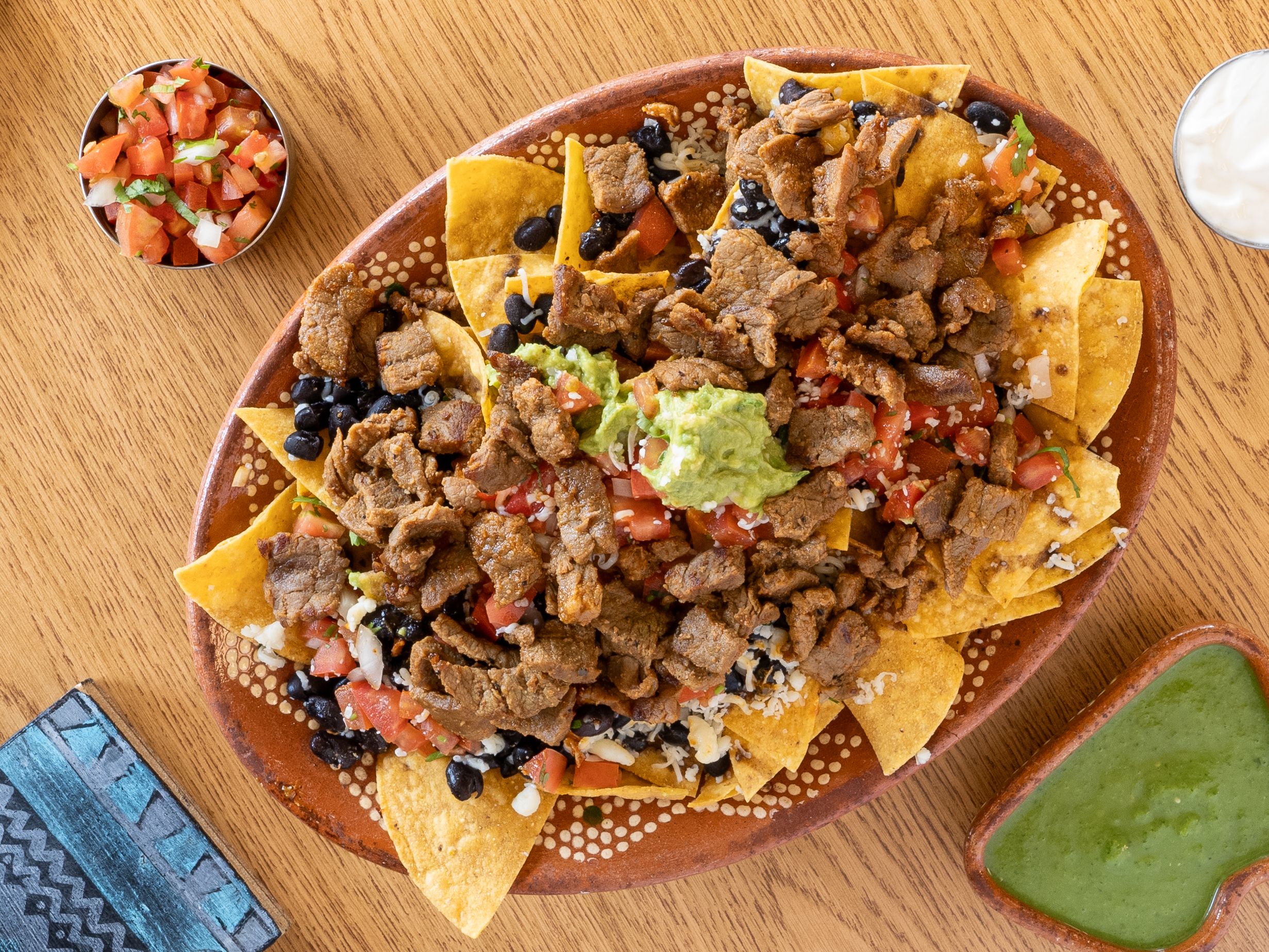Carne Asada Nachos.