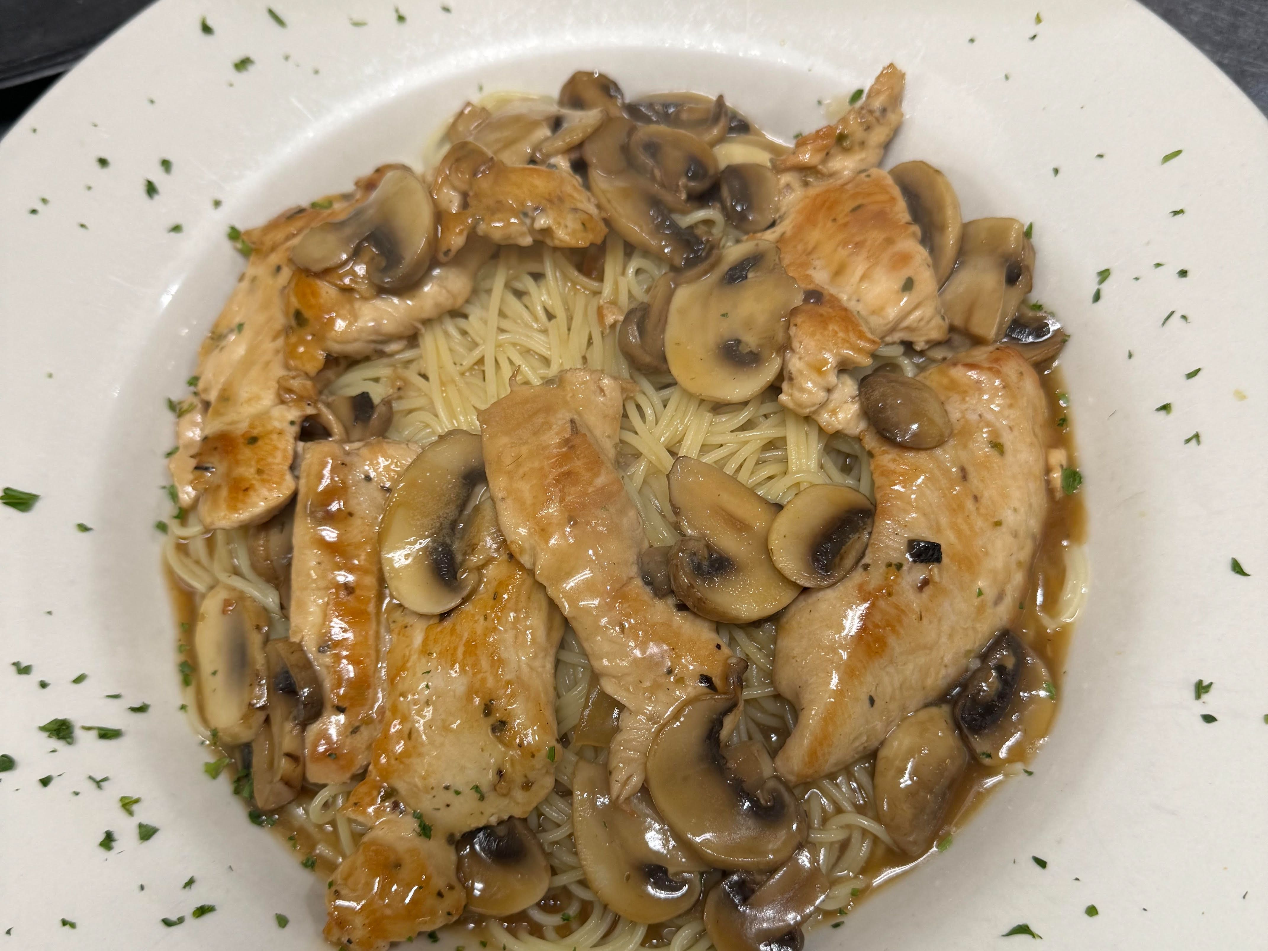 Chicken Marsala.