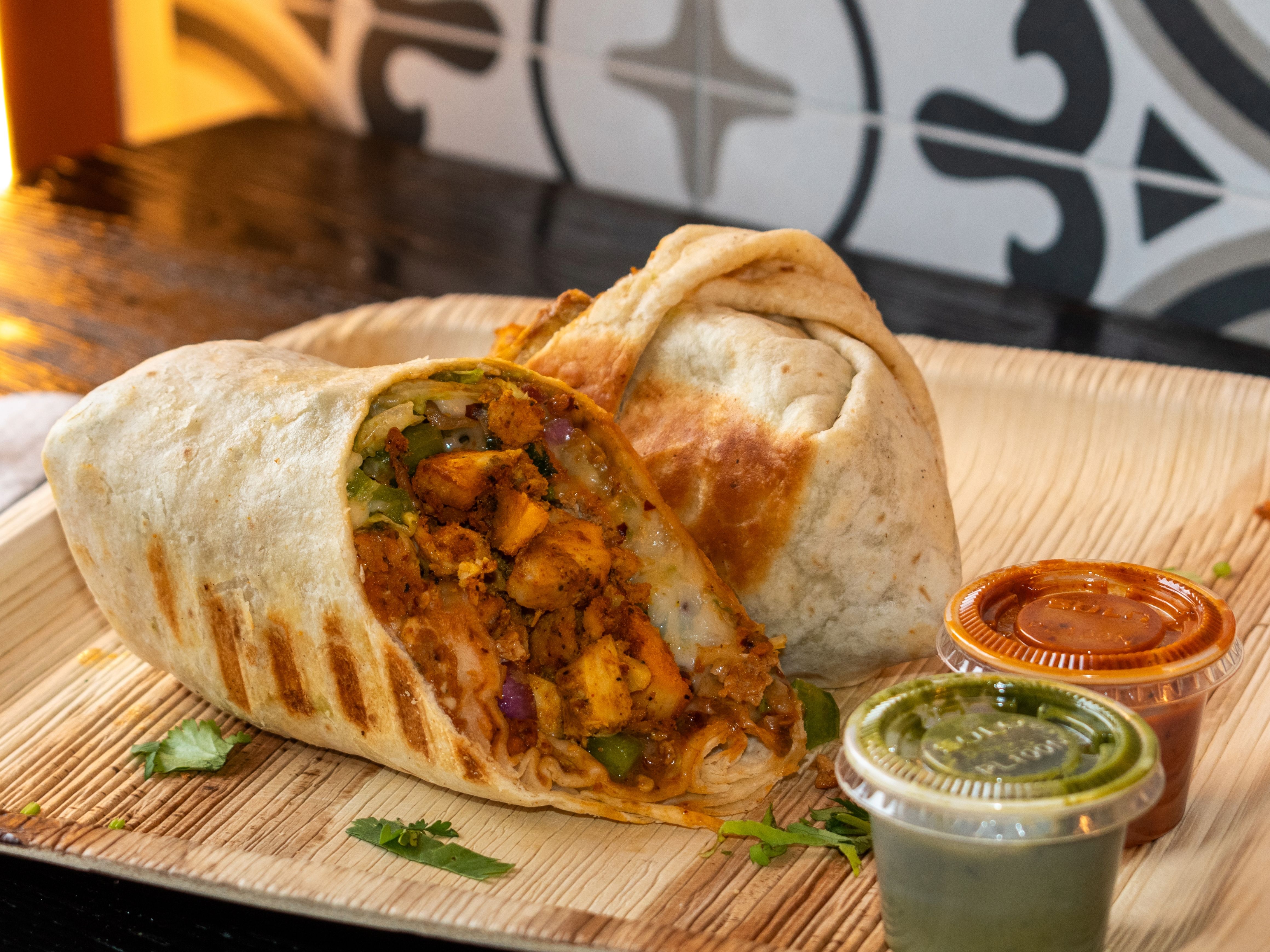 Anda Chicken Wrap.
