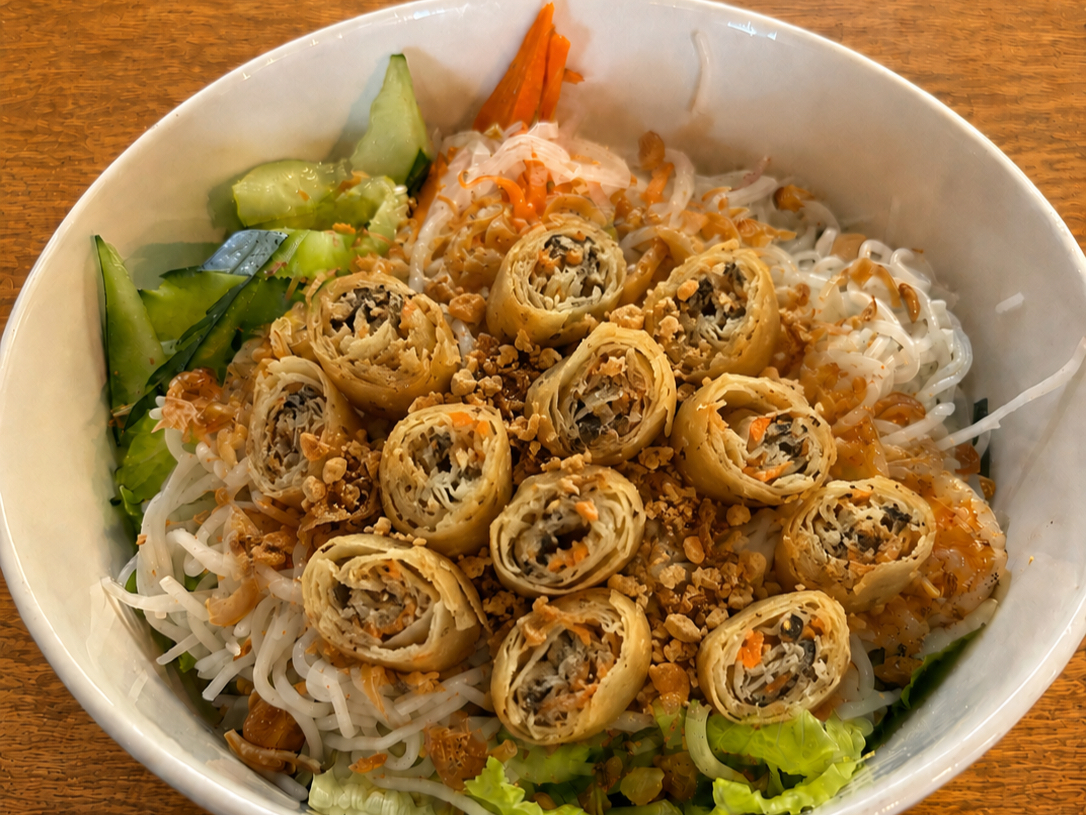 Vermicelli Egg Rolls.