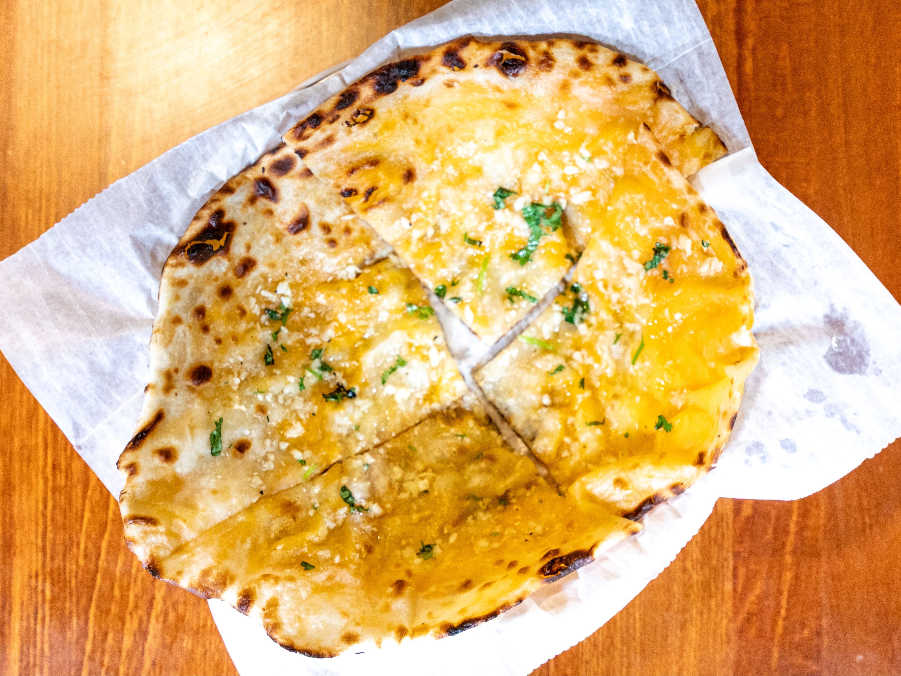 Cheese & Garlic naan.