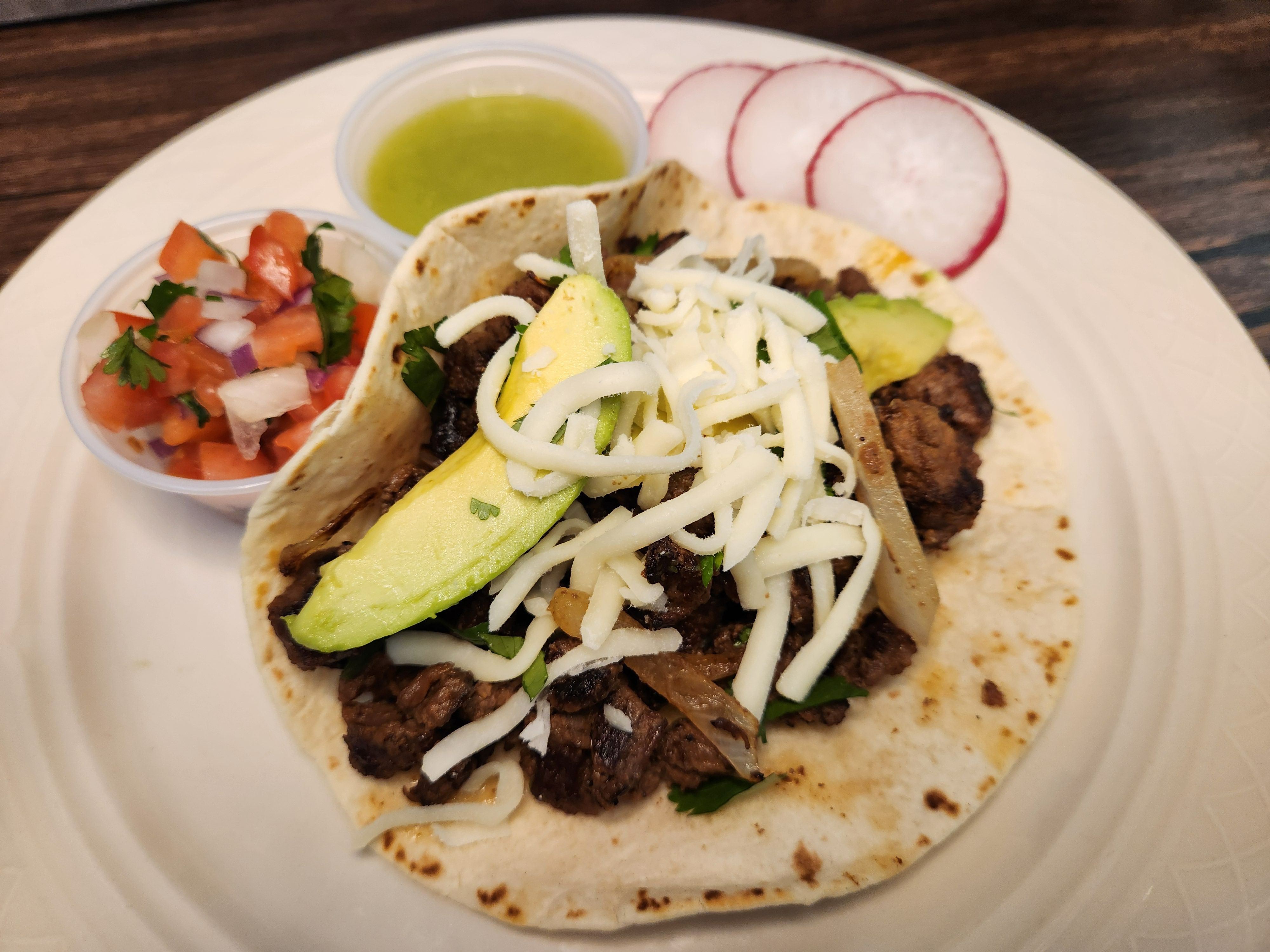 TACO STEAK & CHEESE.