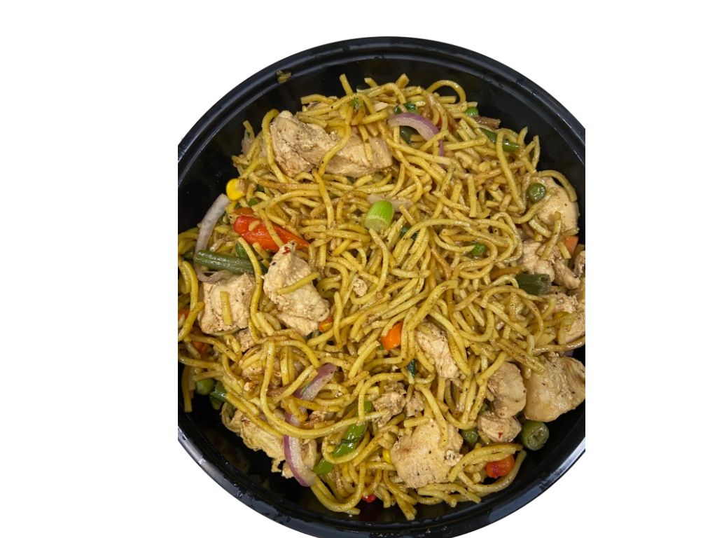 Chow mein w/ Chicken breast.