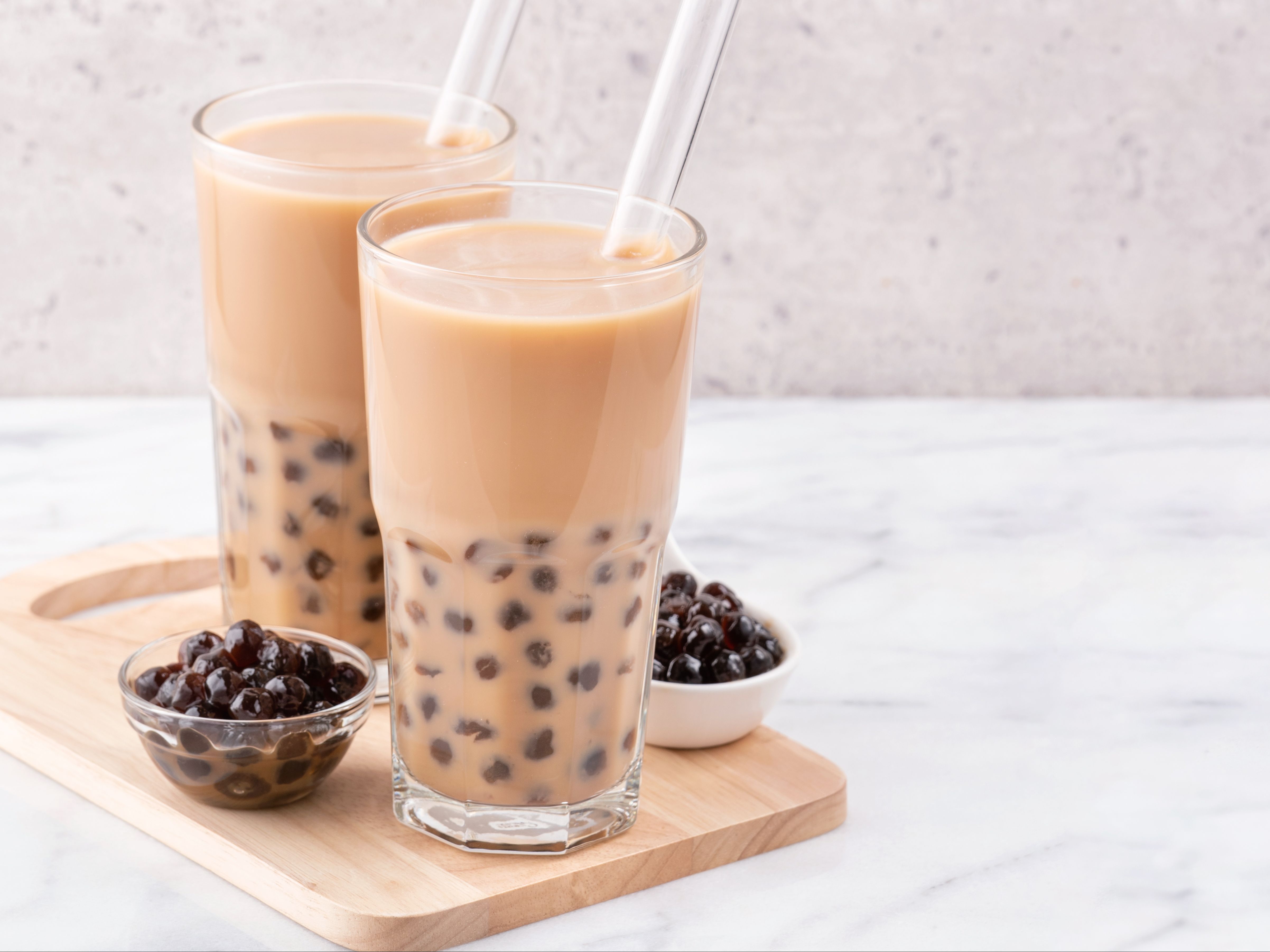 Thai Iced Tea With Boba.