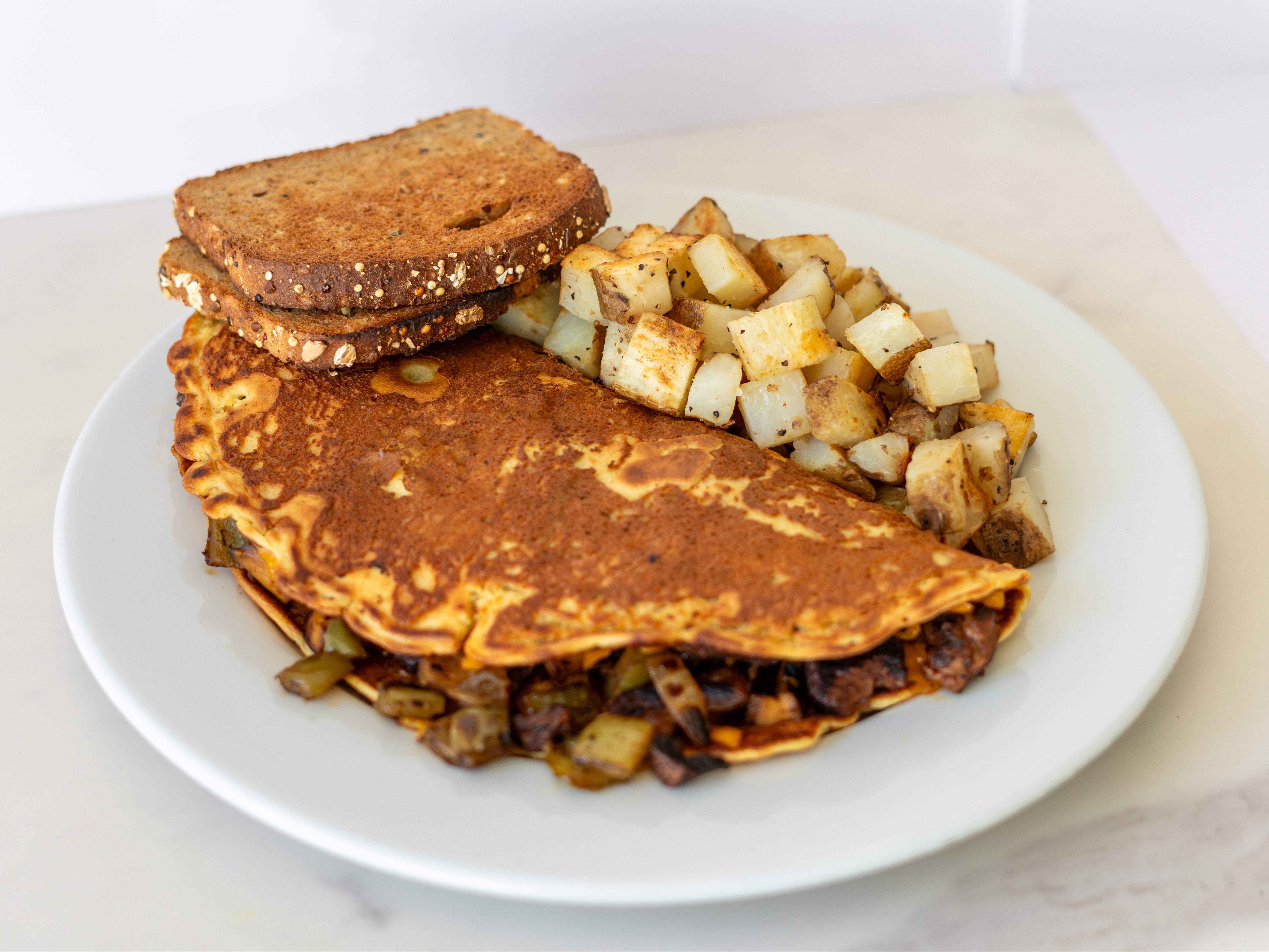 Steak + Cheese Omelette
