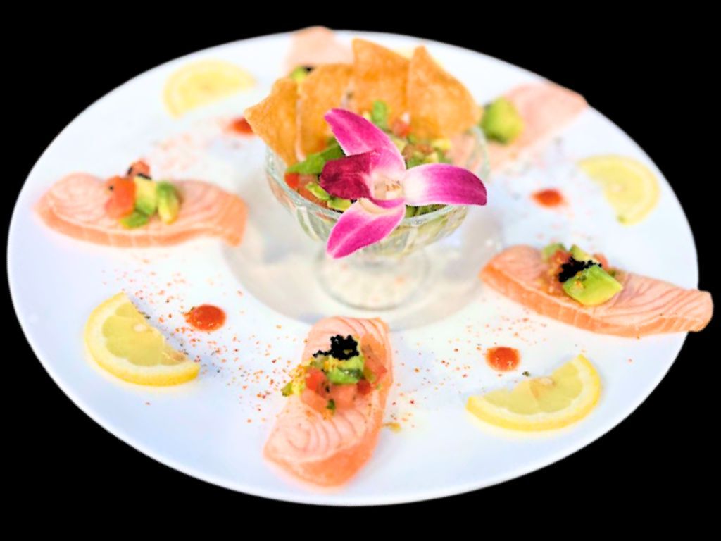 Salmon Tataki.