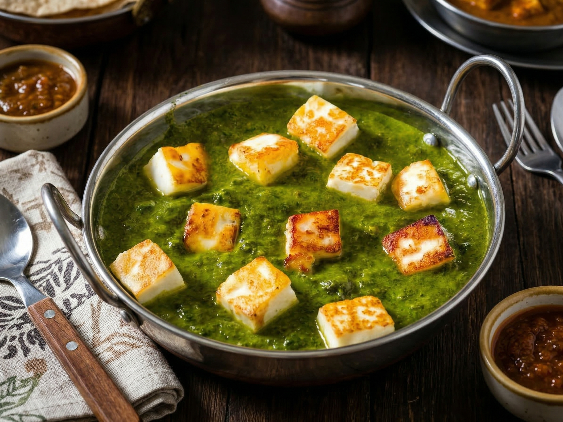 Palak Paneer/Saag Paneer.