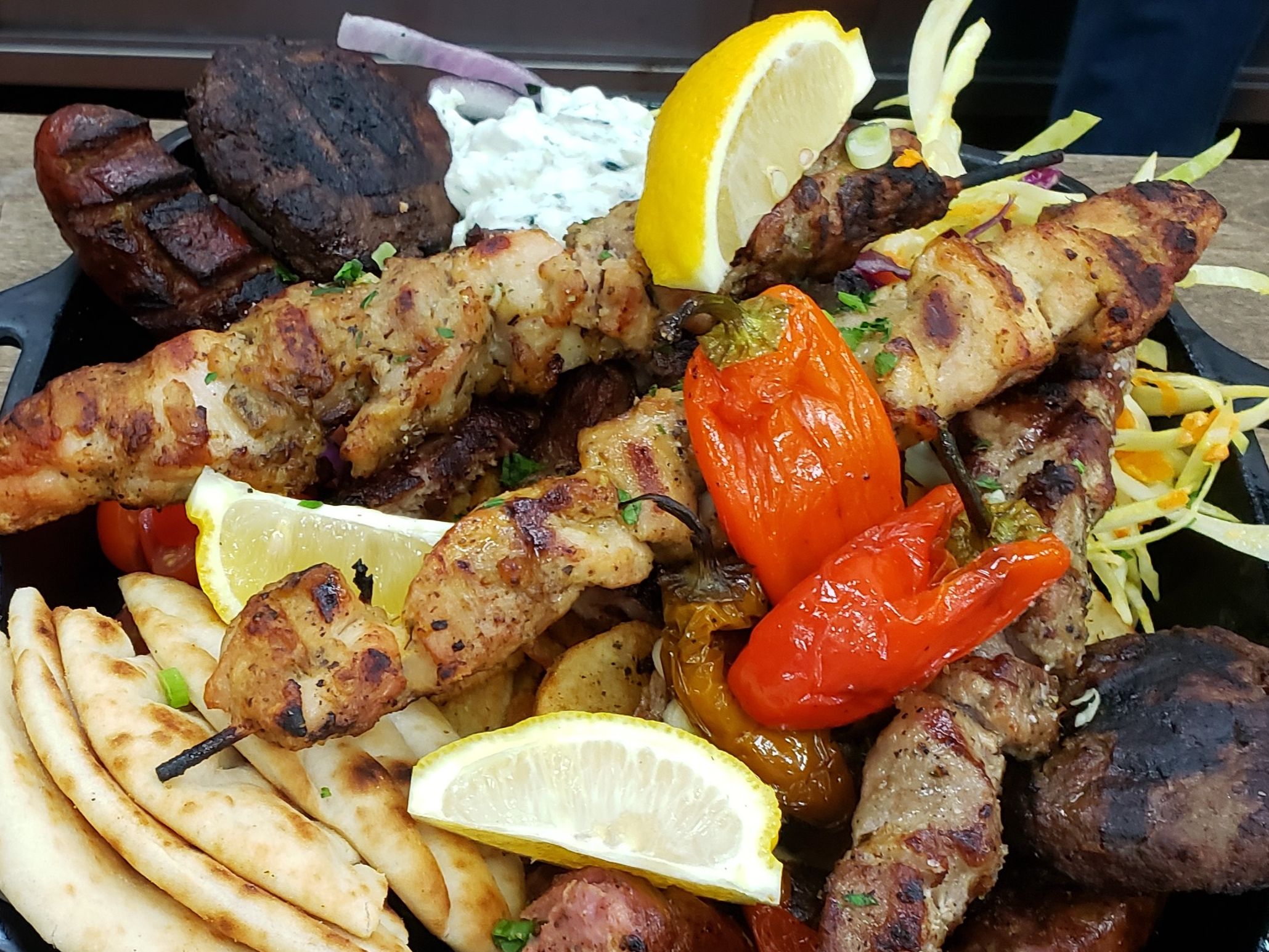 Small Mix Greek Grill.