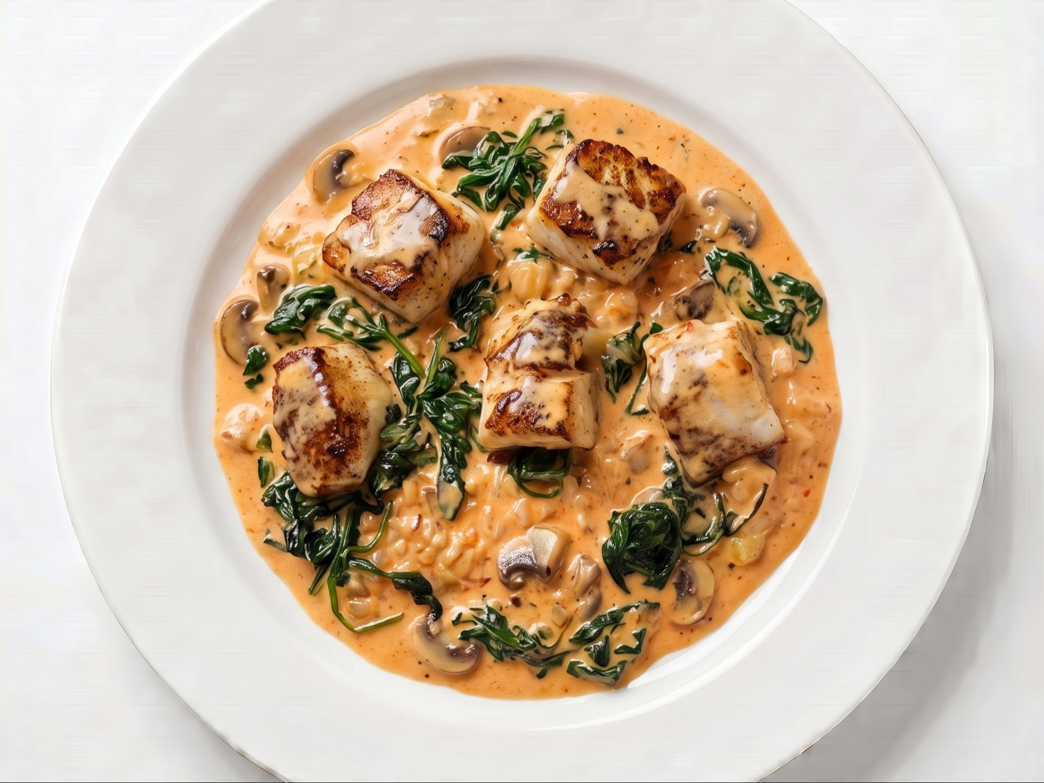Blackened Scallops.