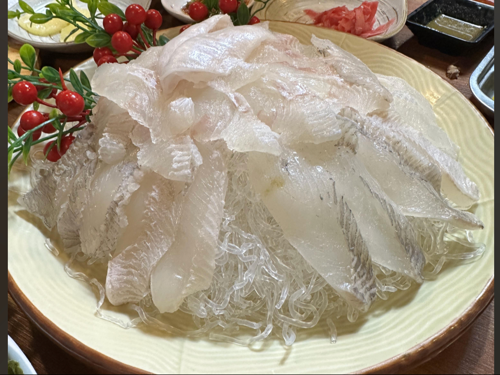 Olive Flounder (Hirame) Sashimi