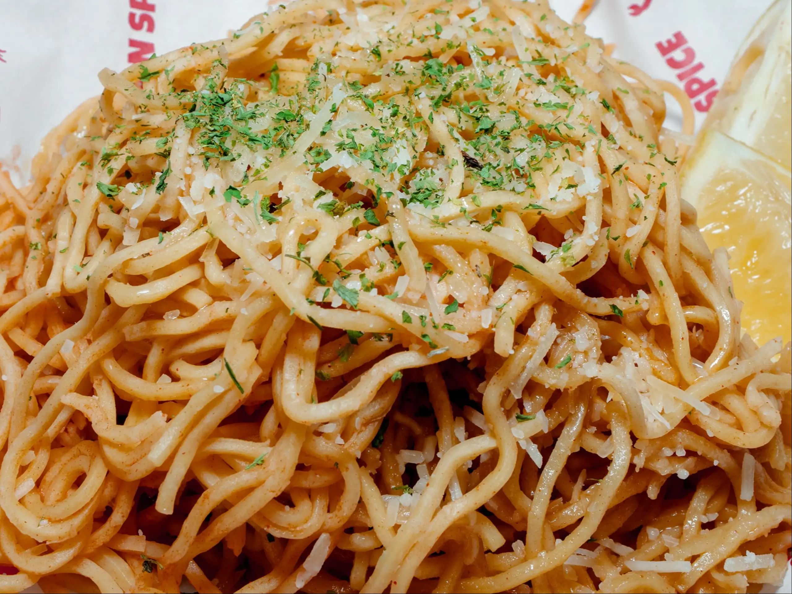 Garlic Noodles.
