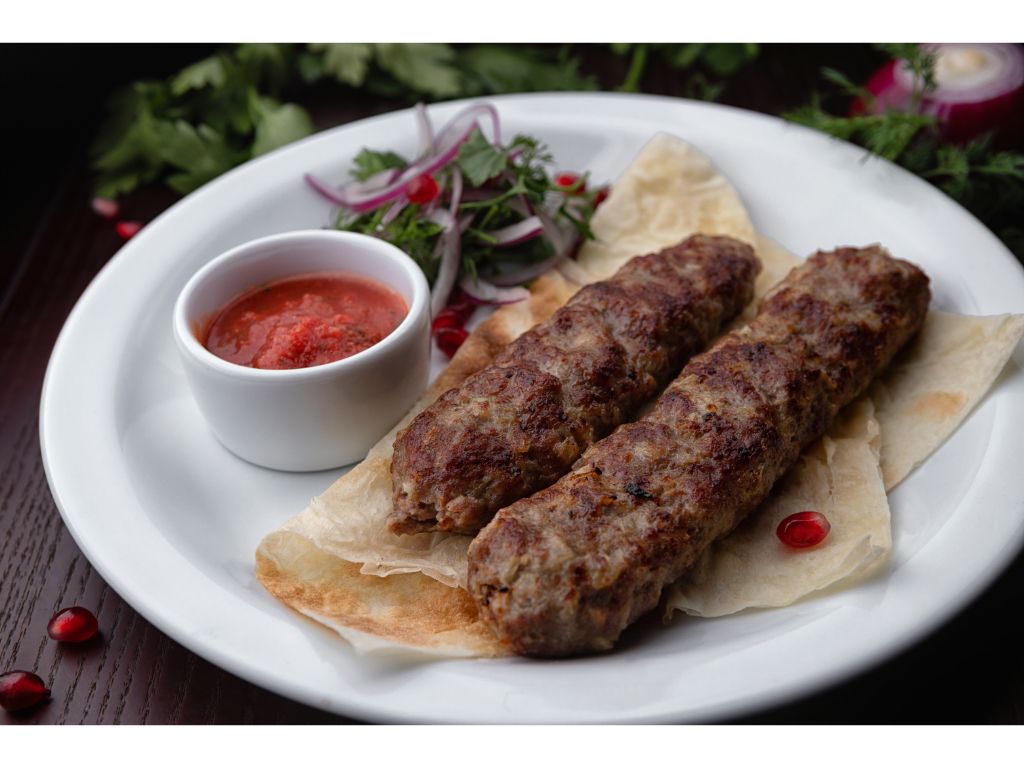 31.Beef Kabob Platter