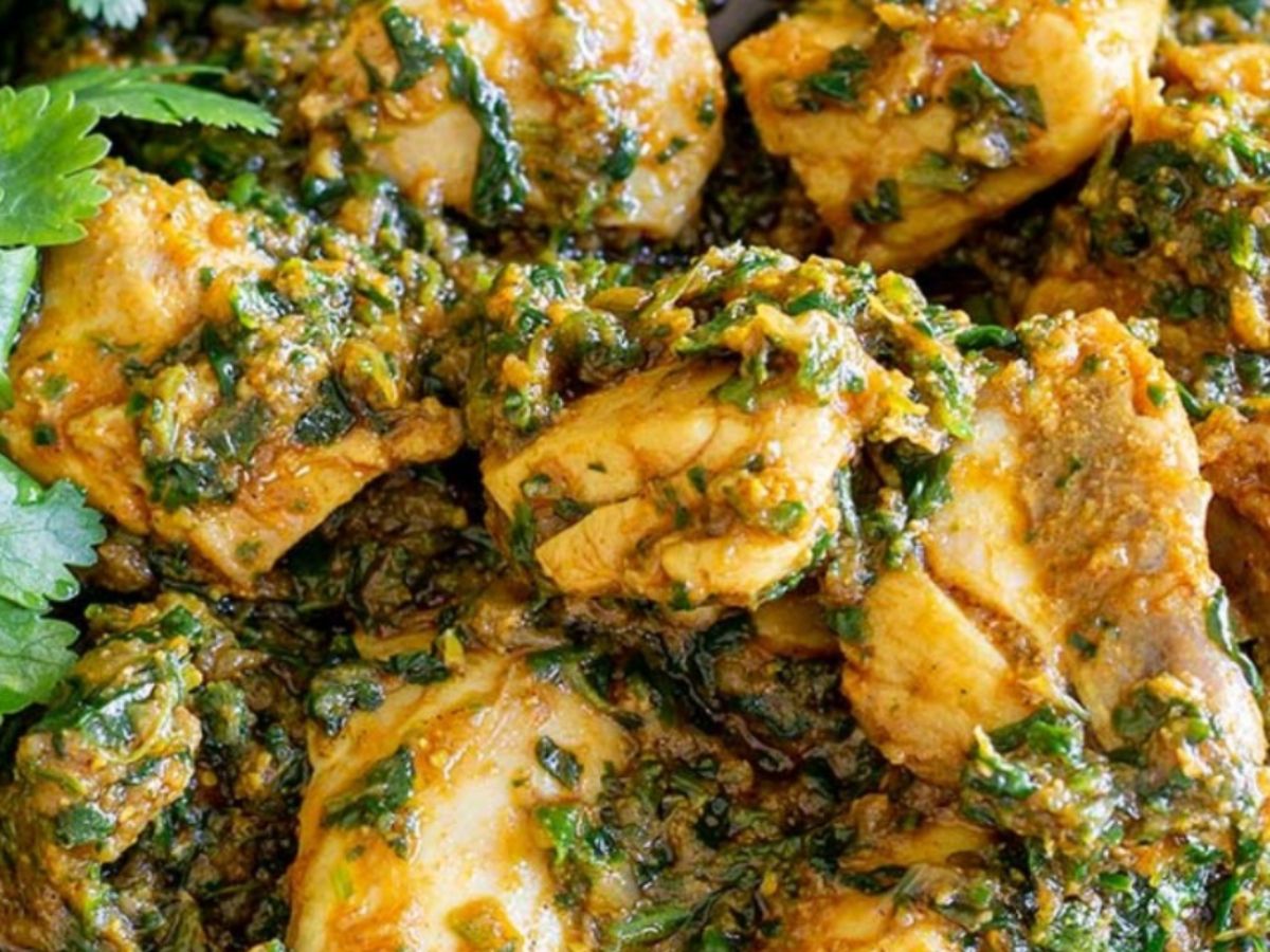 Saag Chicken.