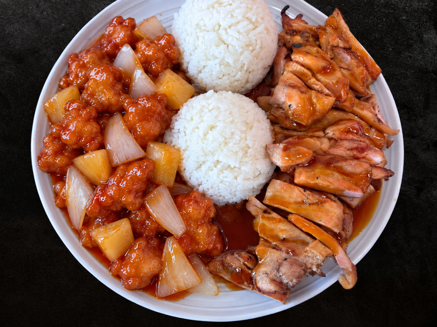 Chicken & Sweet Sour Chicken.