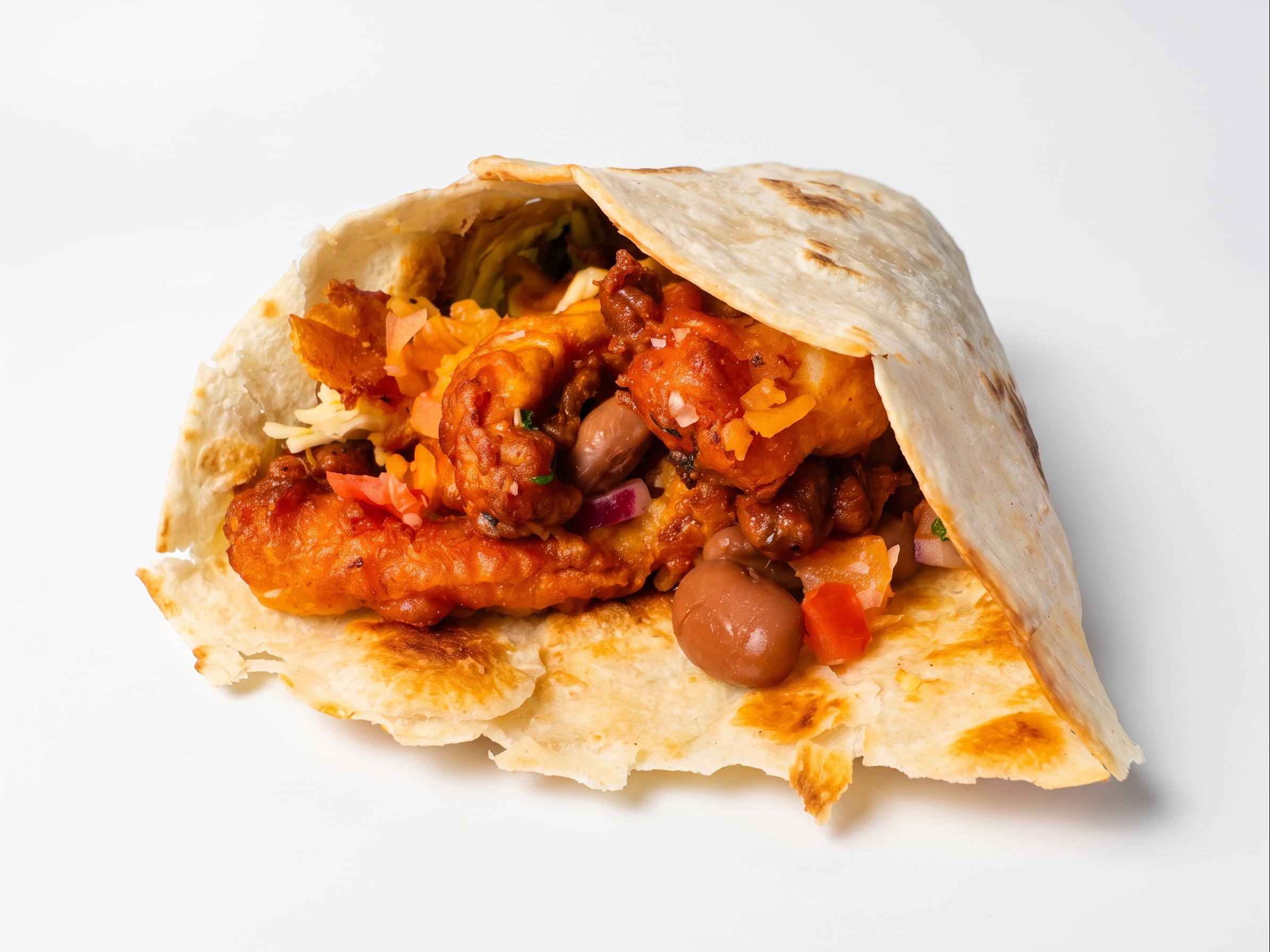 Fish Or Shrimp Burrito.