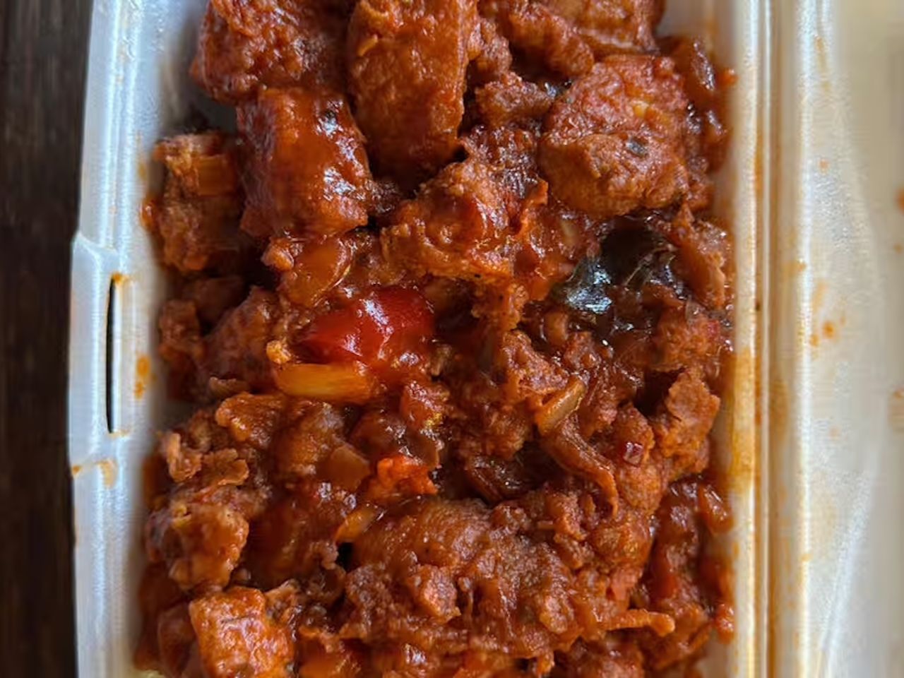 Chicken Manchurian.