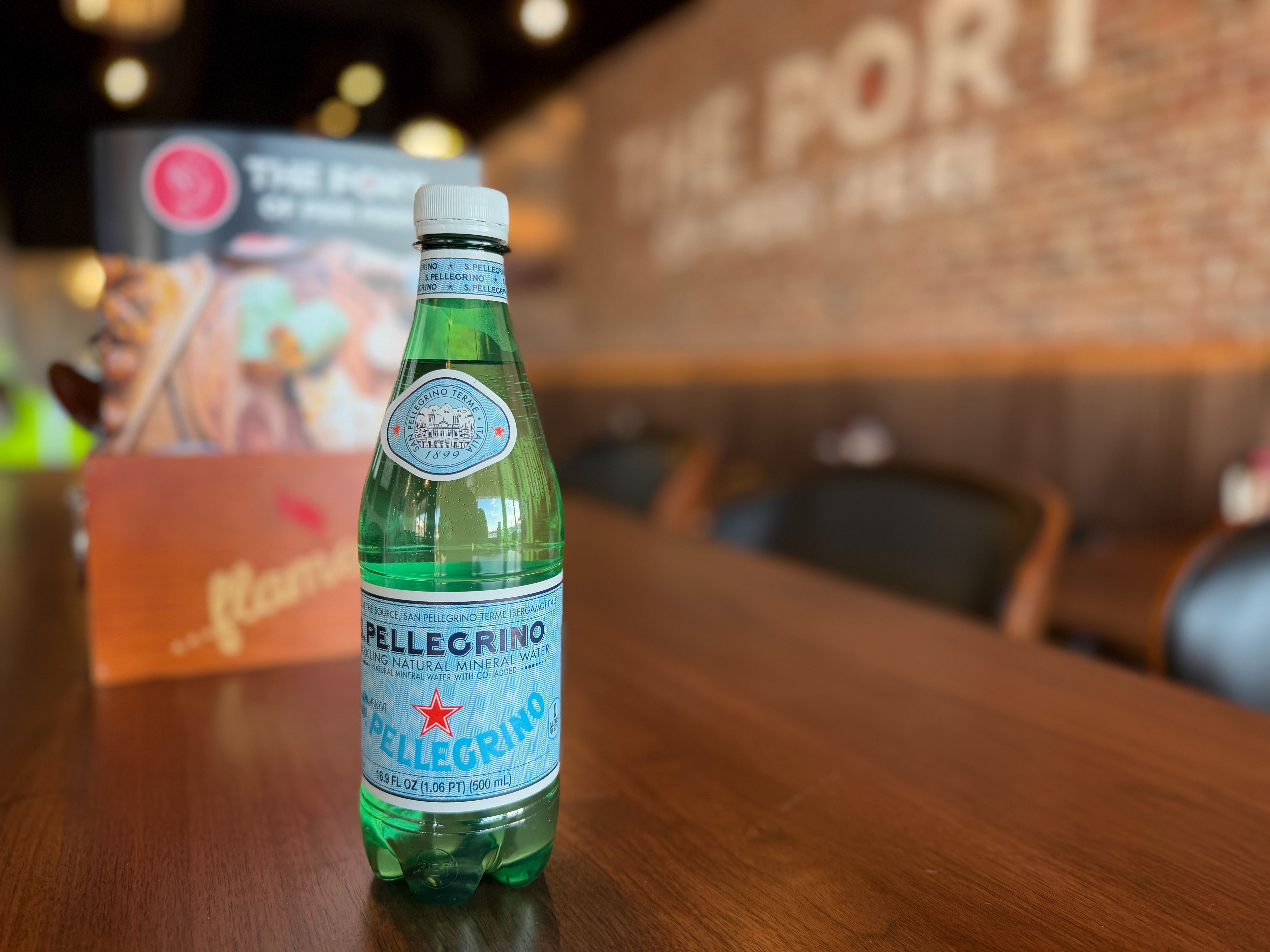 S.Pellegrino Sparkling Natural Mineral Water.