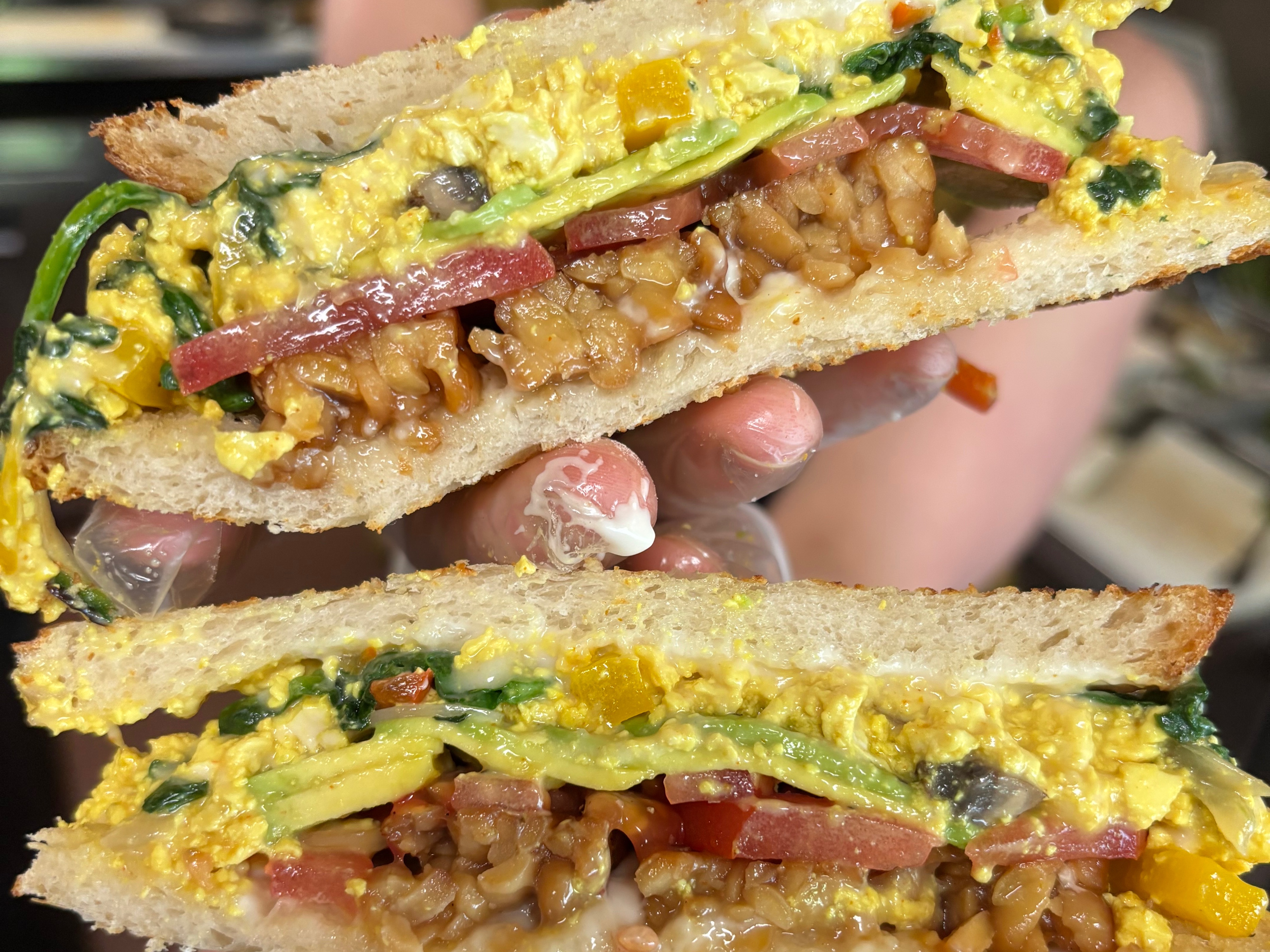 Basic Breakfast Panini (*V, *GF).