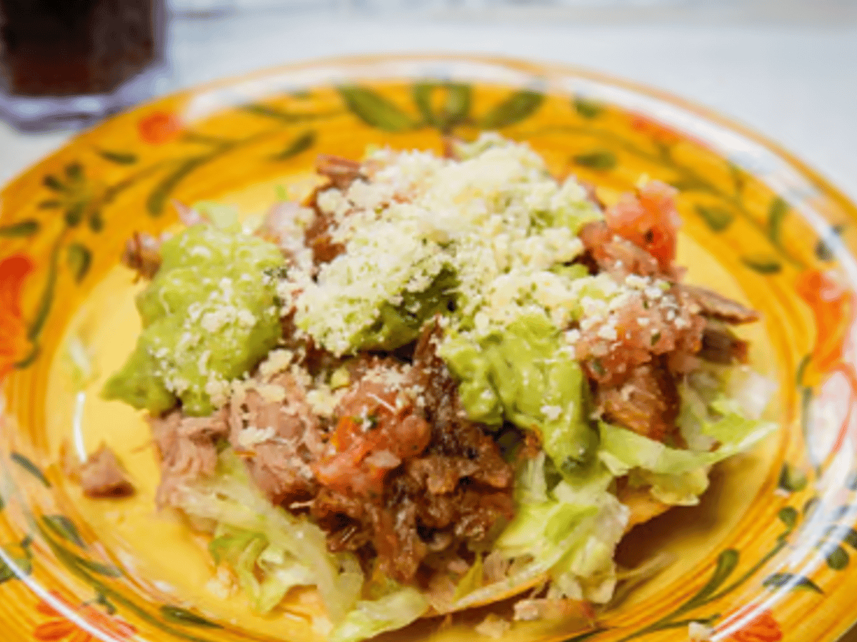 Carnitas Tostada.