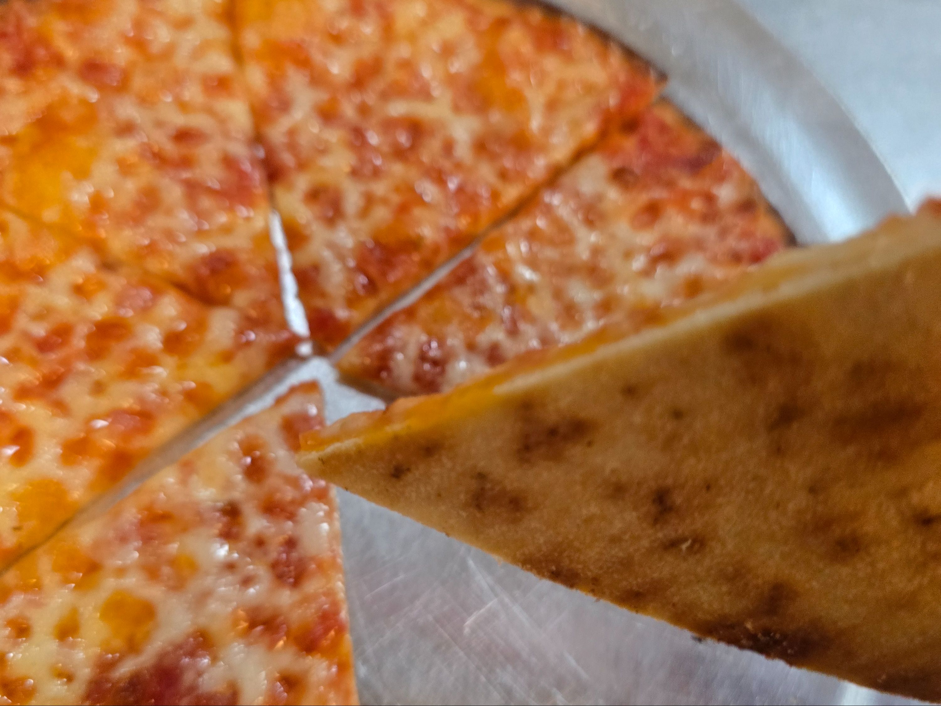 Personal Thin Crust Pizza.