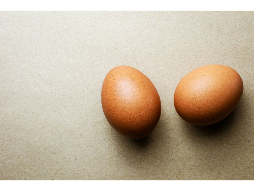 Egg-Hard boiled.