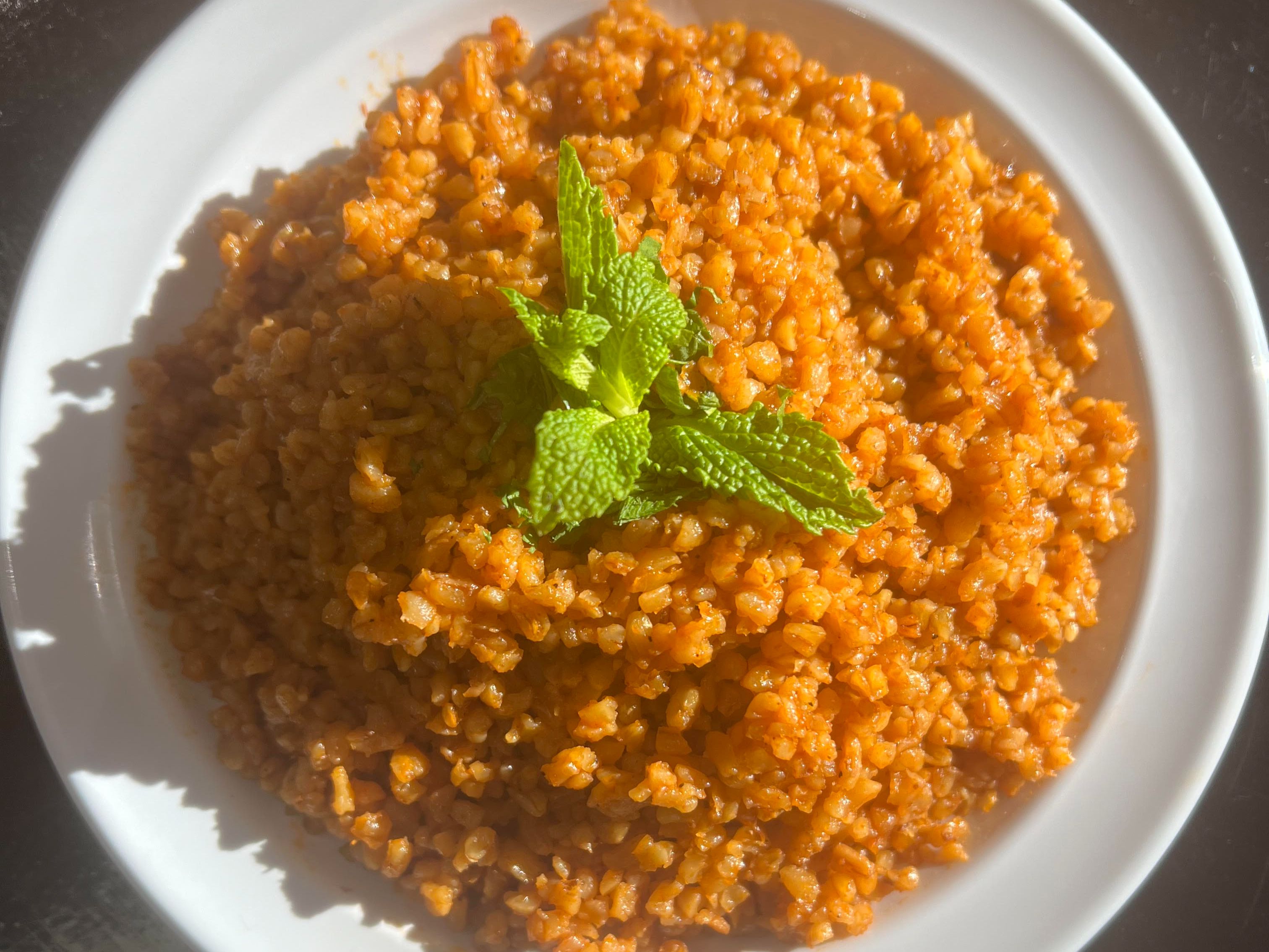 Bulgur Pilaf.