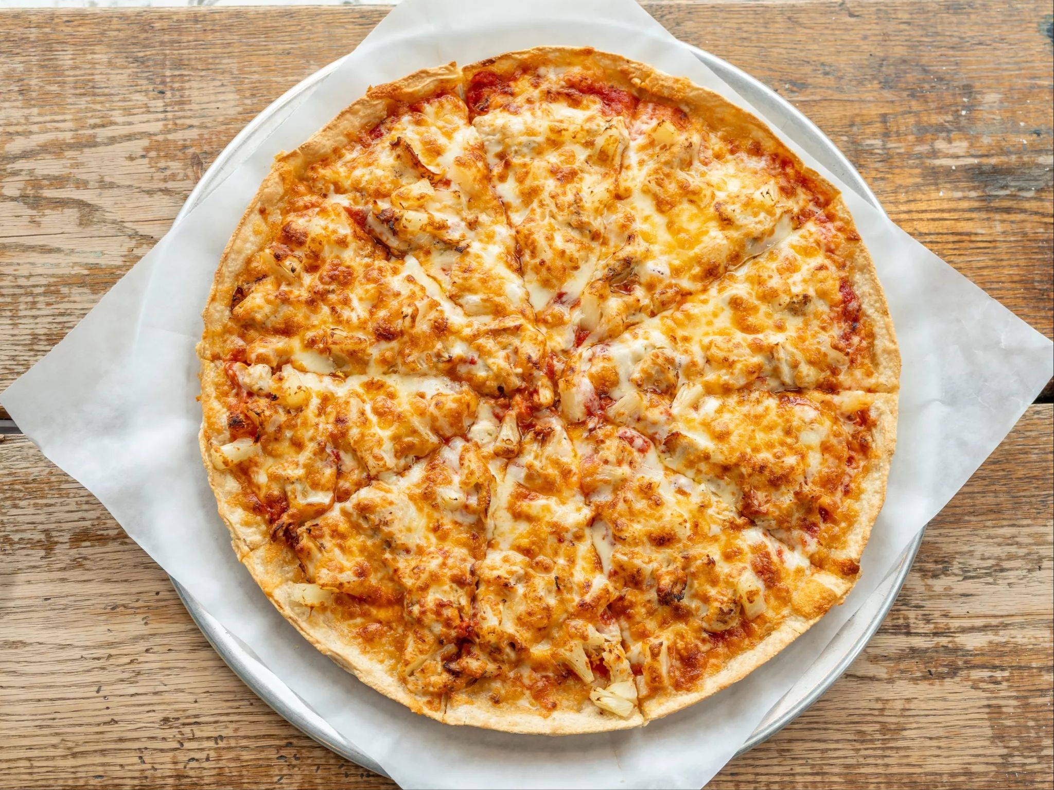 LG Chicken Pizza.