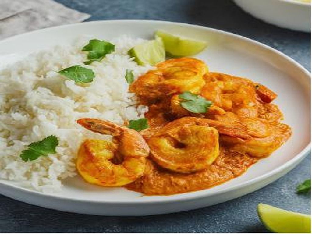 Shrimp Tikka Masala.