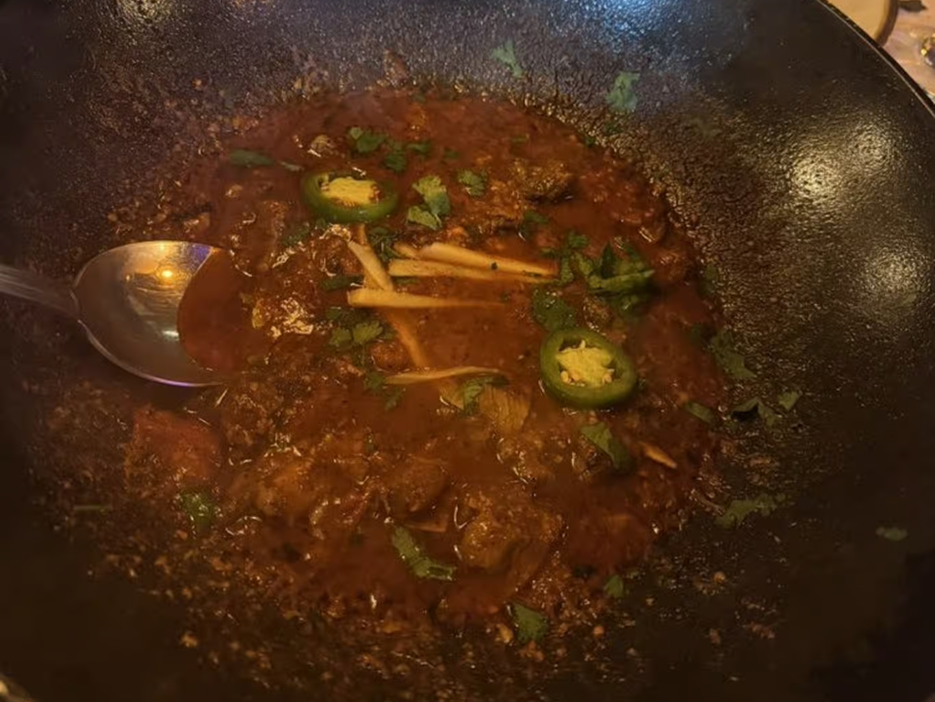 Mutton Koyla Karahi.