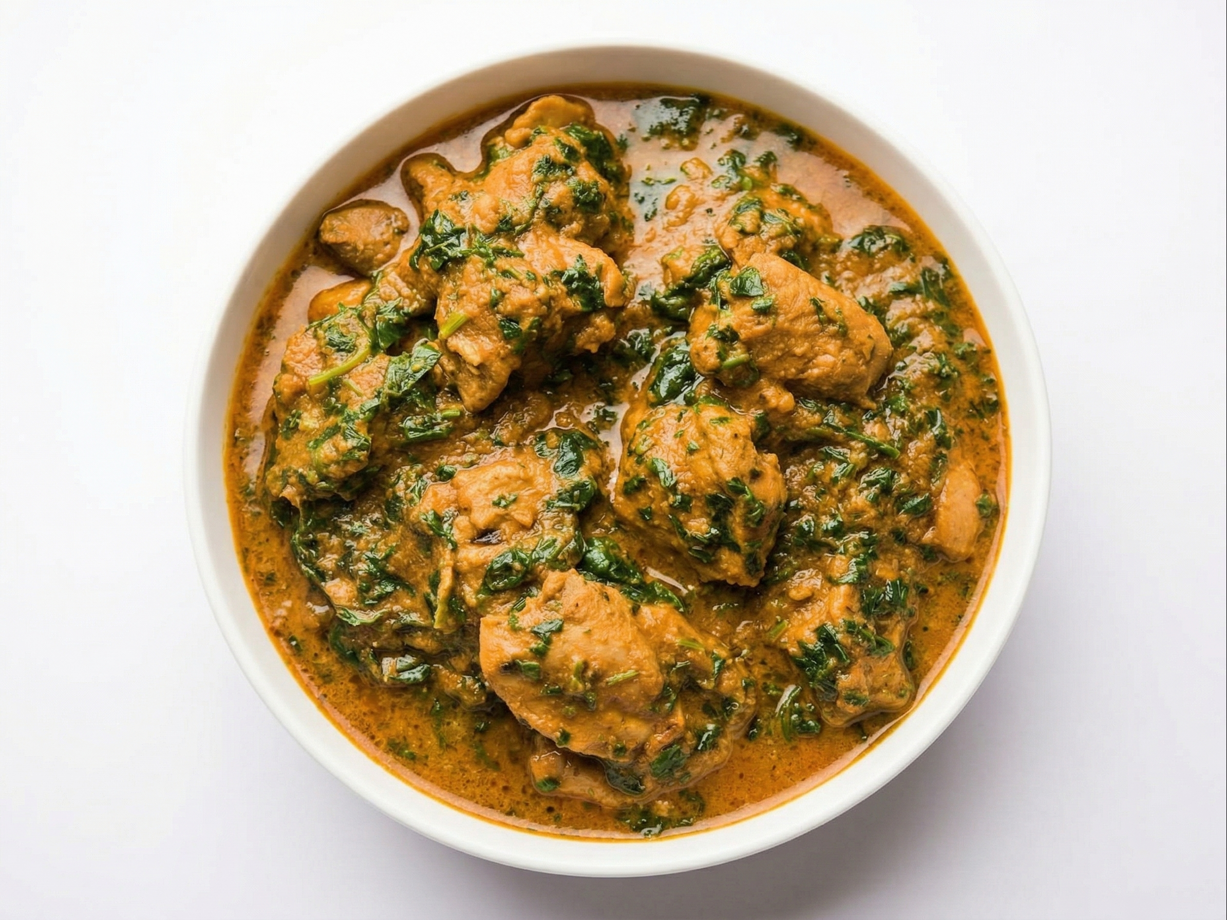 CHICKEN SAAG (GF, NF, DF).