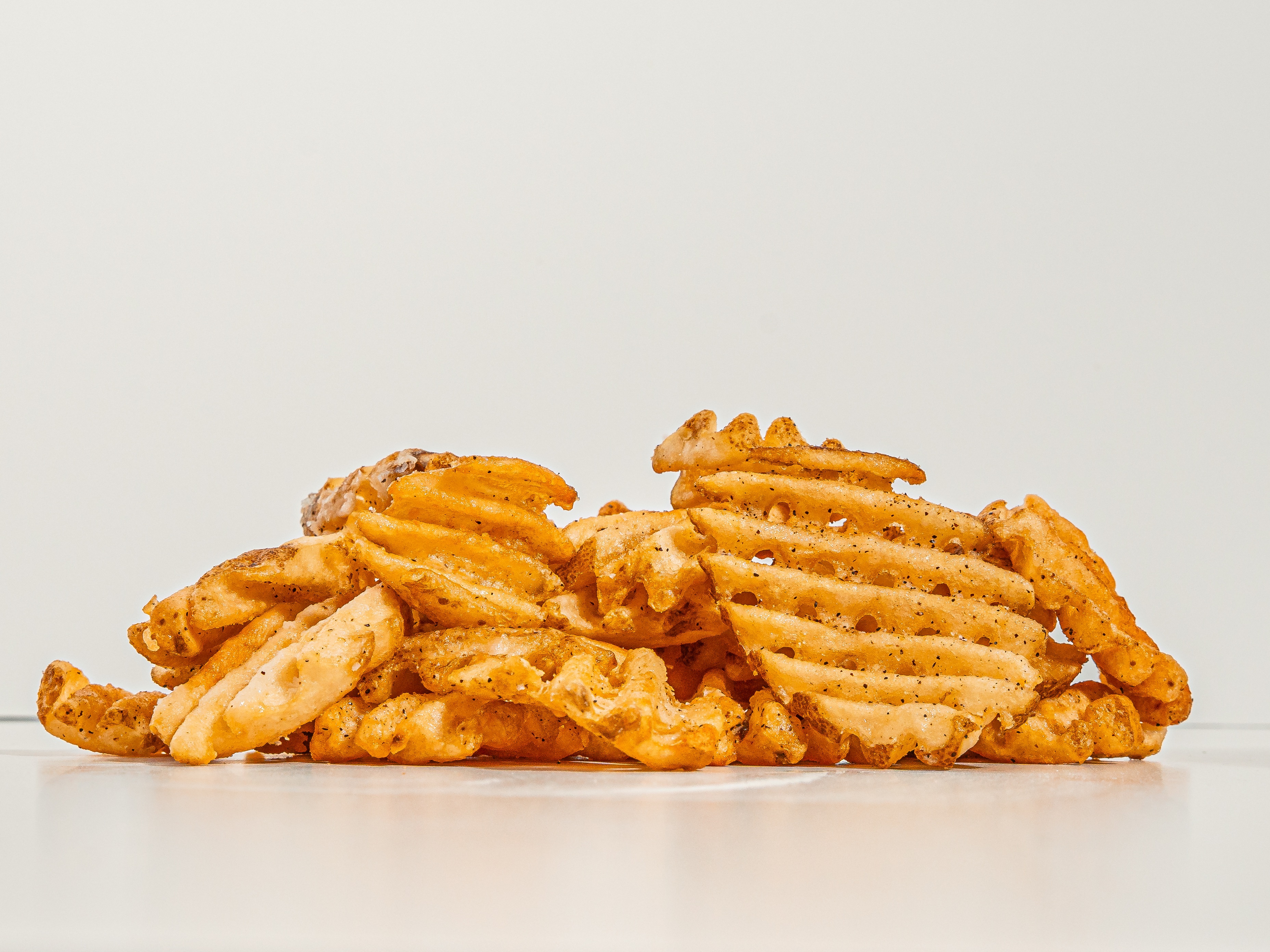 Large Tray Waffle Fries.