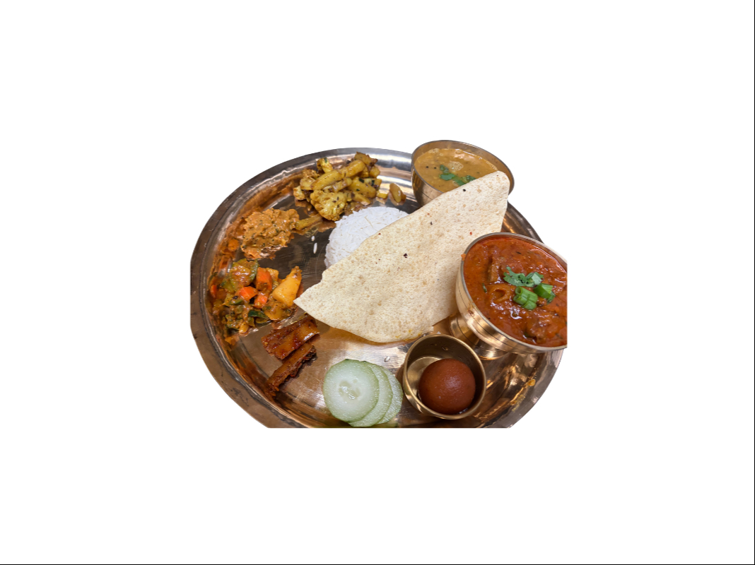 Lamb Thali.