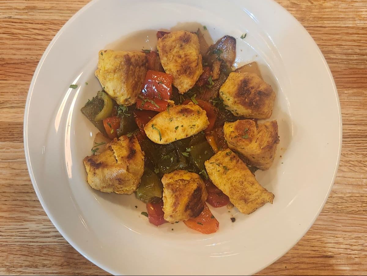 Extra Chicken Kabob.