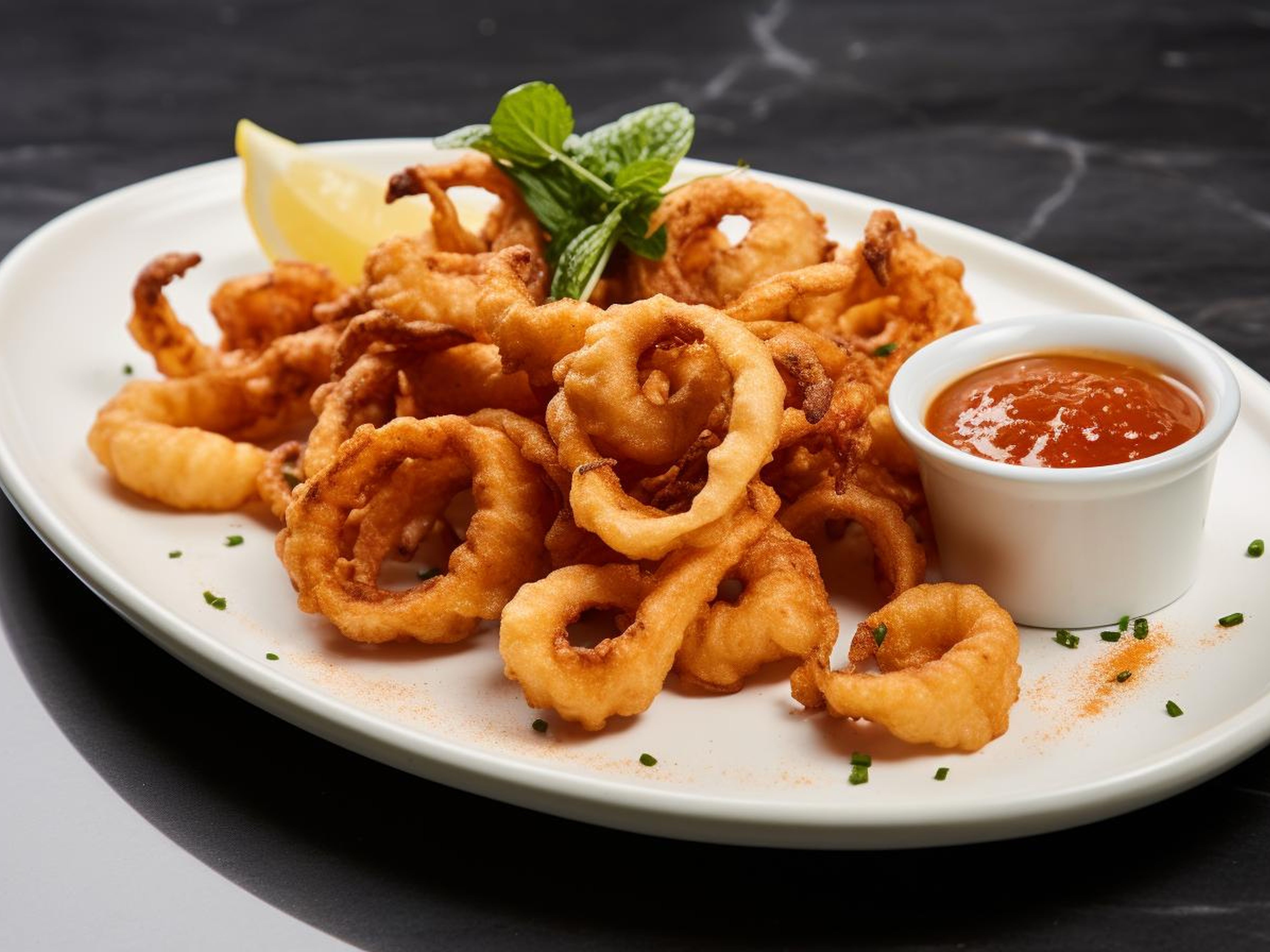 Spicy Calamari Fry.