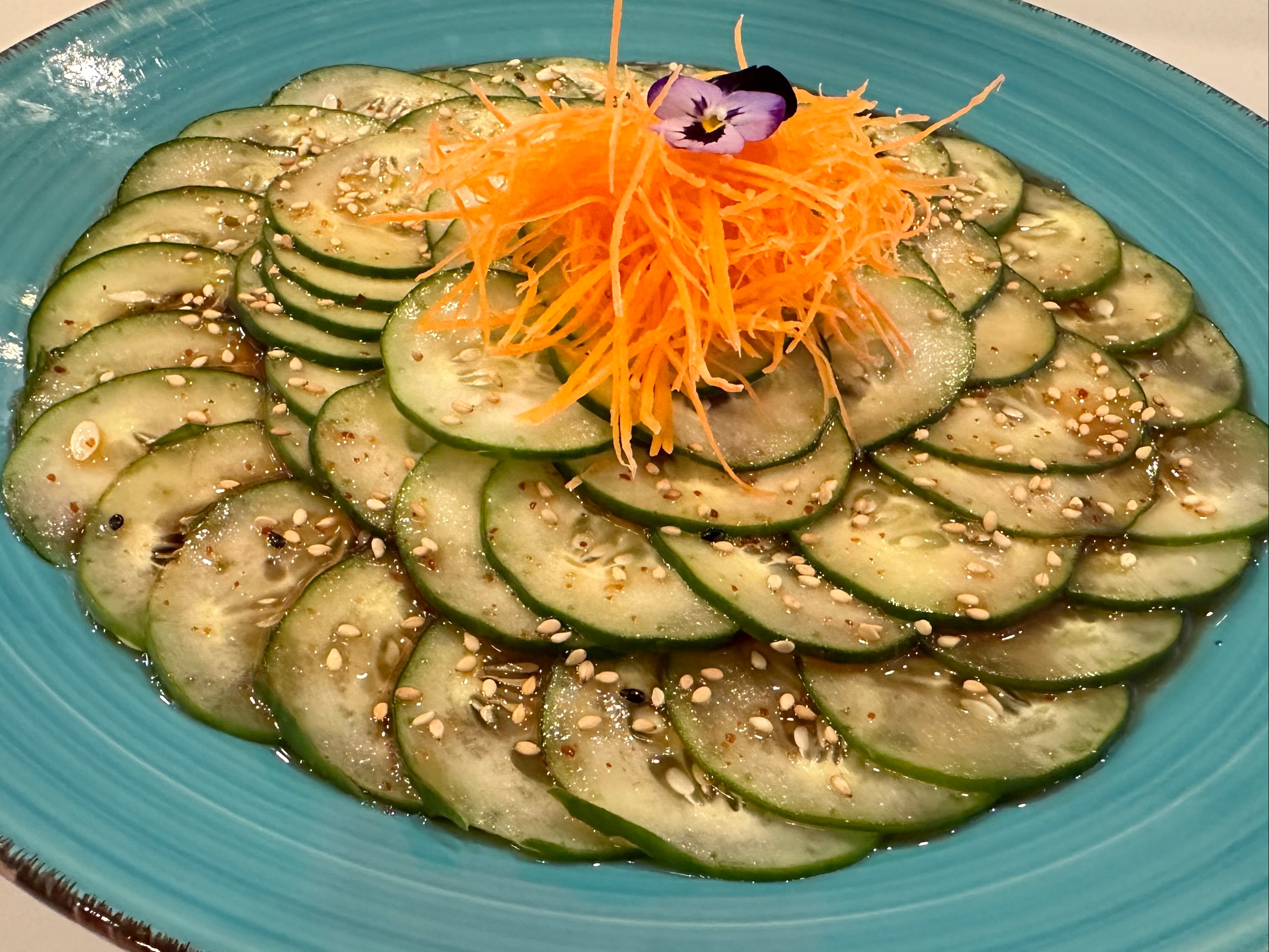 Cucumber Tataki.